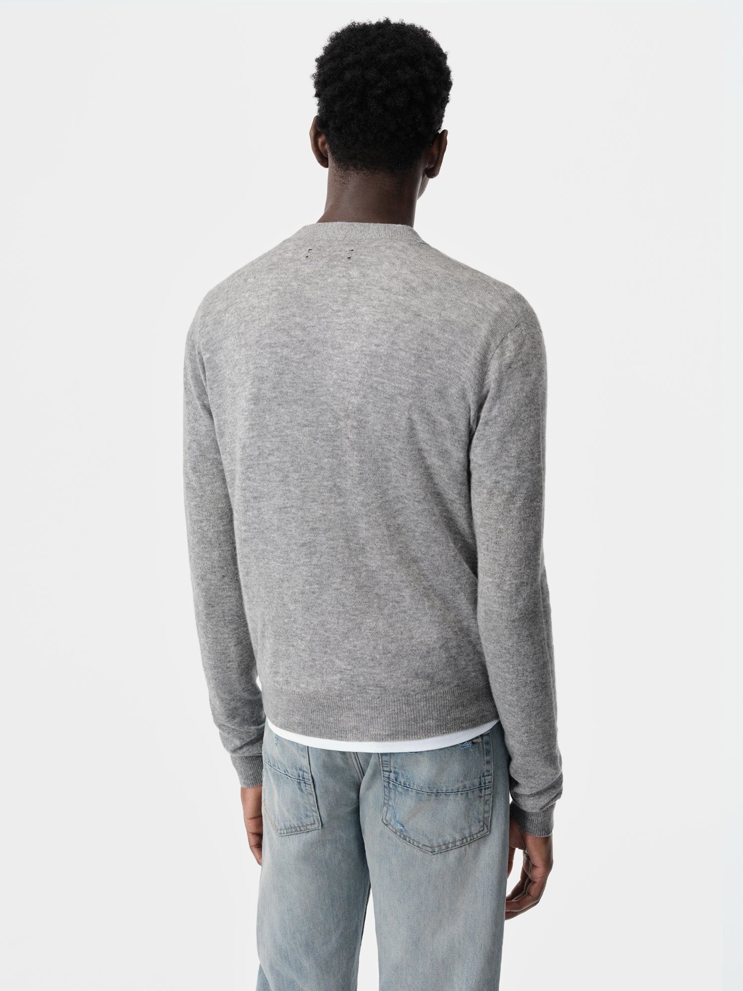 Amiri o1s1wg110925 MA Cardigan in Grey Size US L / EU 52-54 / 3 - 4 Thumbnail