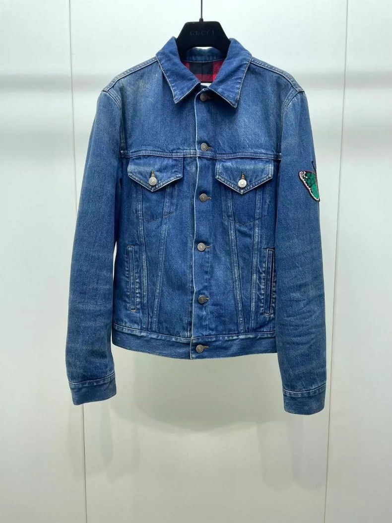 Gucci Gucci Tiger embroidered thickened denim jacket 2504-Nextarr Size US S / EU 44-46 / 1 - 2 Thumbnail