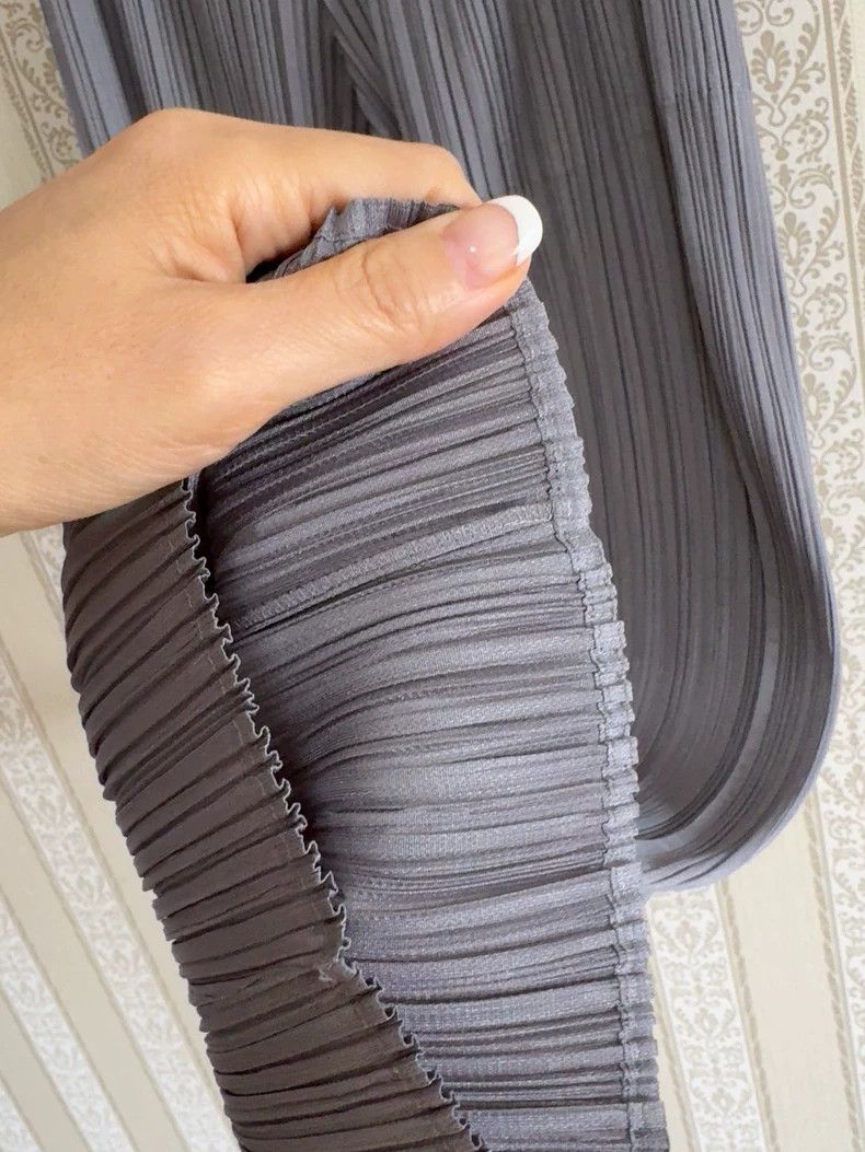 Issey Miyake issey miyake size:s Grey pleated pants 2505-Nextarrow Size US 26 / EU 42 - 6 Thumbnail