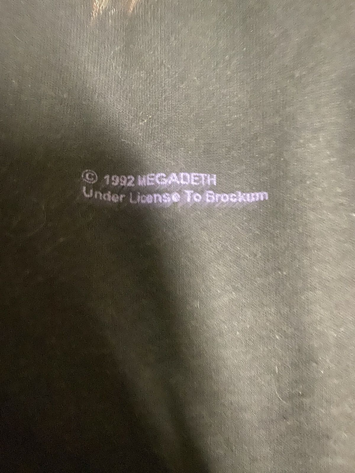 Megadeth Vintage 1992 Megadeth XL Band T-Shirt Rare Size US XL / EU 56 / 4 - 4 Thumbnail
