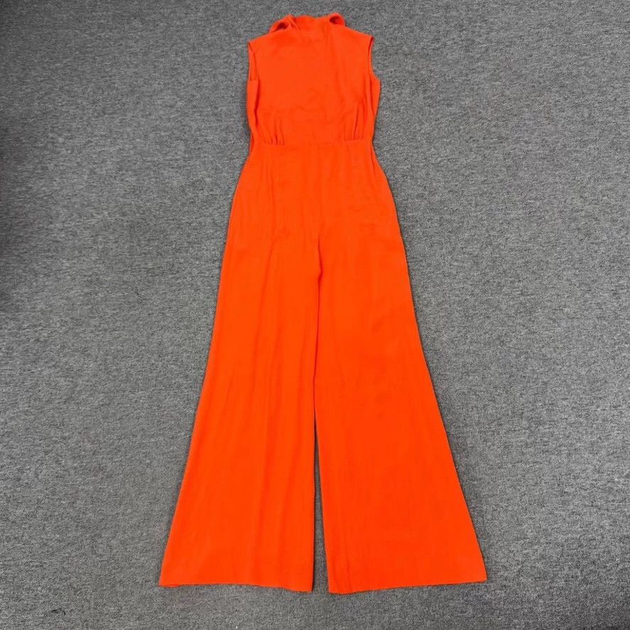 Celine Celine orange sleeveless wide-leg jumpsuit 36 Size XS / US 0-2 / IT 36-38 - 1 Thumbnail