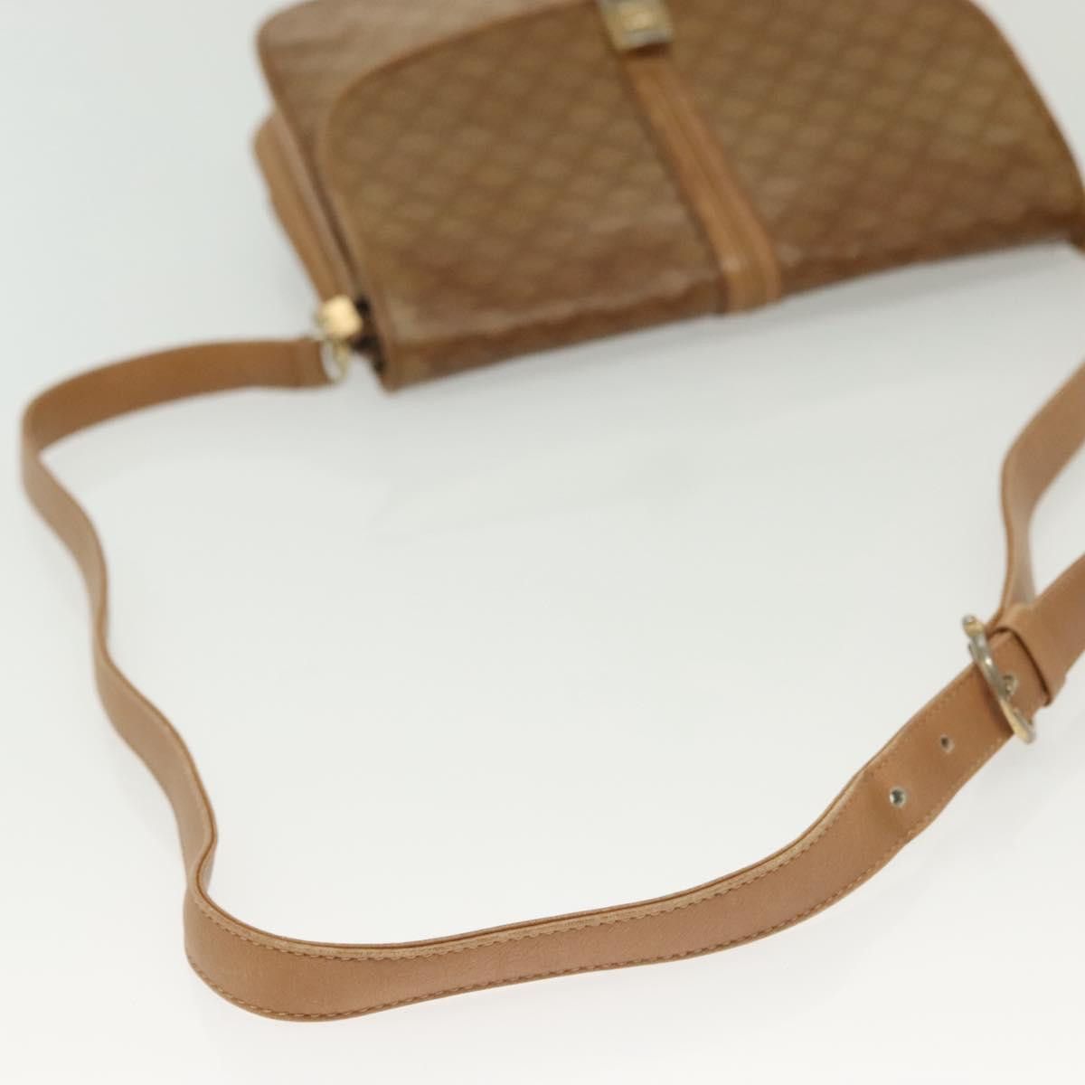 Celine CELINE Macadam Canvas Shoulder Bag Pvc Beige Gold Size ONE SIZE - 8 Thumbnail