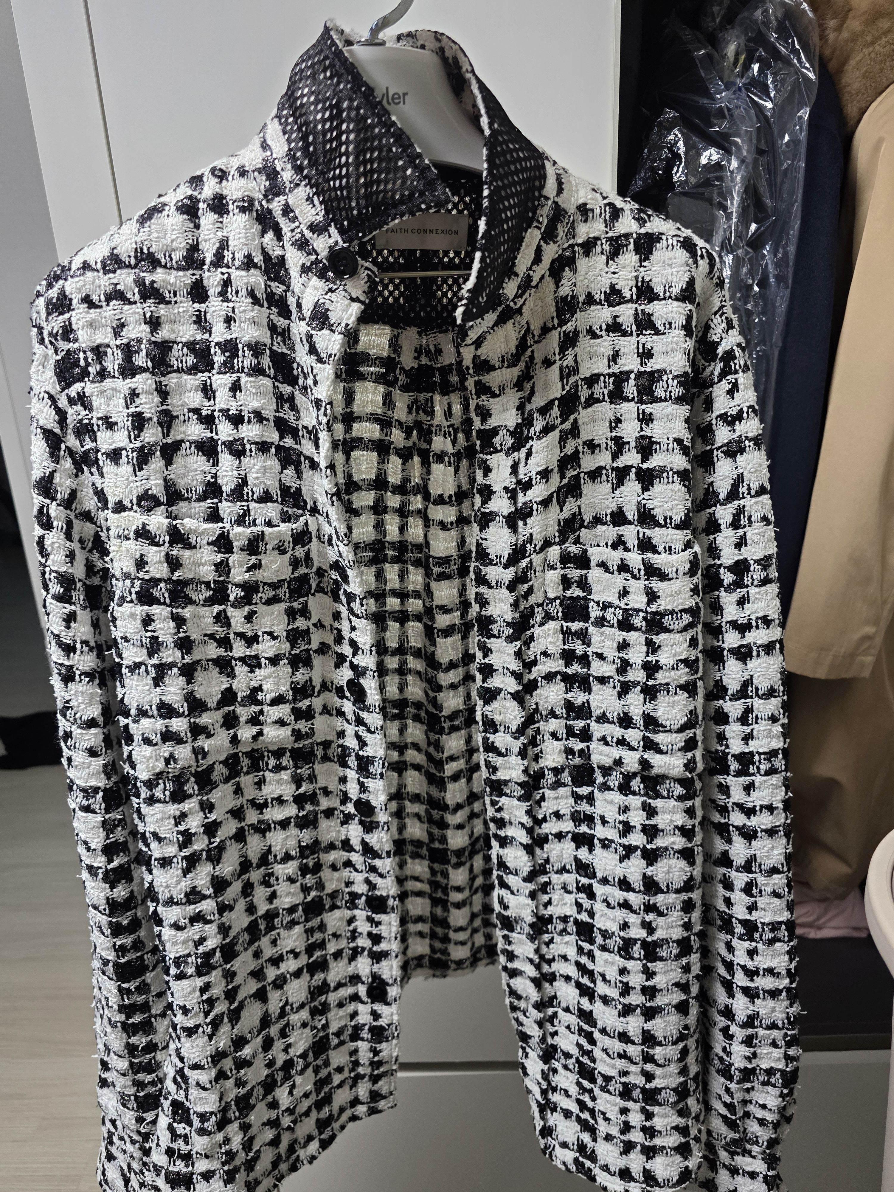 Faith Connexion Faith Connexion tweed shirts s size X1820T00567 Size US S / EU 44-46 / 1 - 2 Thumbnail
