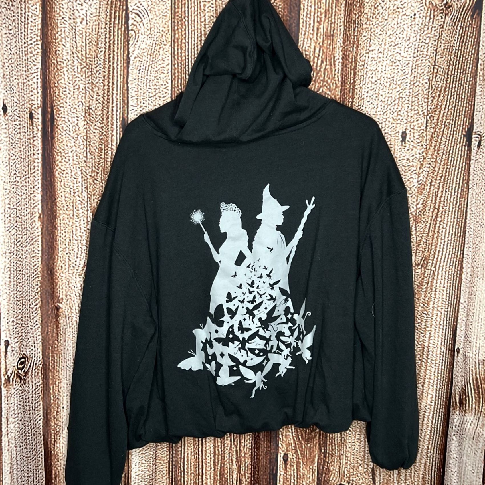 Vintage Wicked Hoodie Womens XL Graphic Pullover Sweatshirt Black Pottery? Size XL / US 12-14 / IT 48-50 - 3 Thumbnail