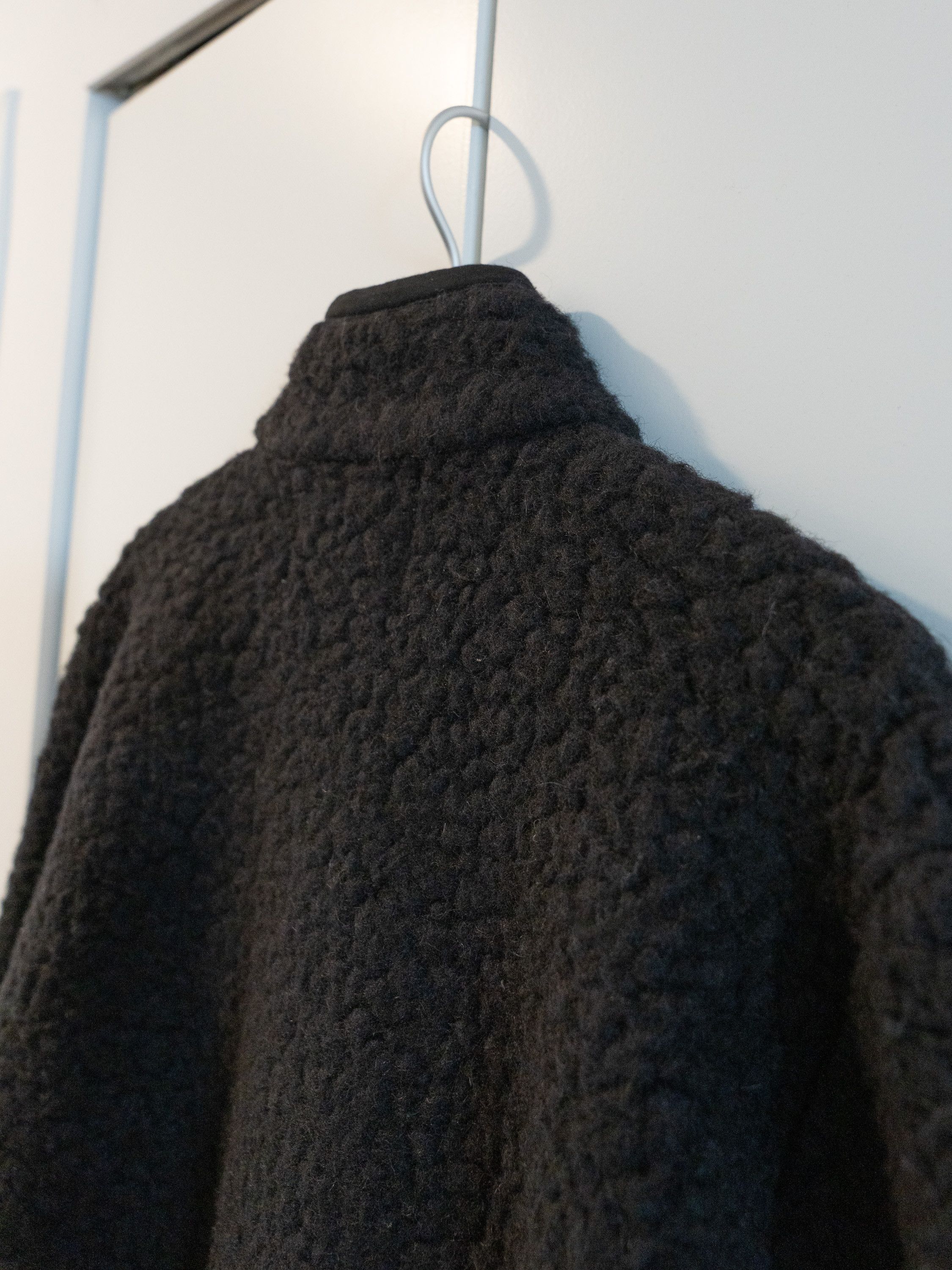 NN07 Wool pile jacket - Black Size US M / EU 48-50 / 2 - 4 Thumbnail