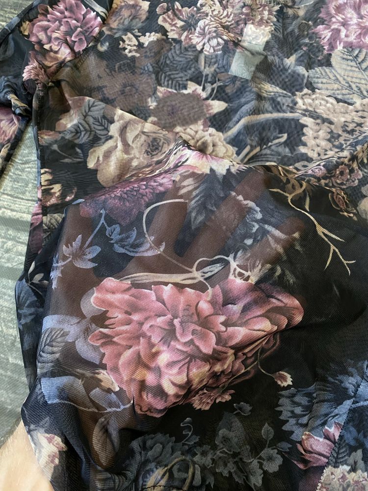 Jean Paul Gaultier Vintage Jean Paul Gaultier Roses Mesh shirt Size US M / EU 48-50 / 2 - 4 Thumbnail