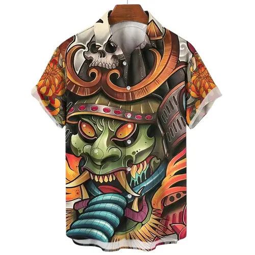 Japanese Brand Kayama x Jinno Novelty Hip Hop Loose Polo Shirt Size US M / EU 48-50 / 2 - 2 Thumbnail