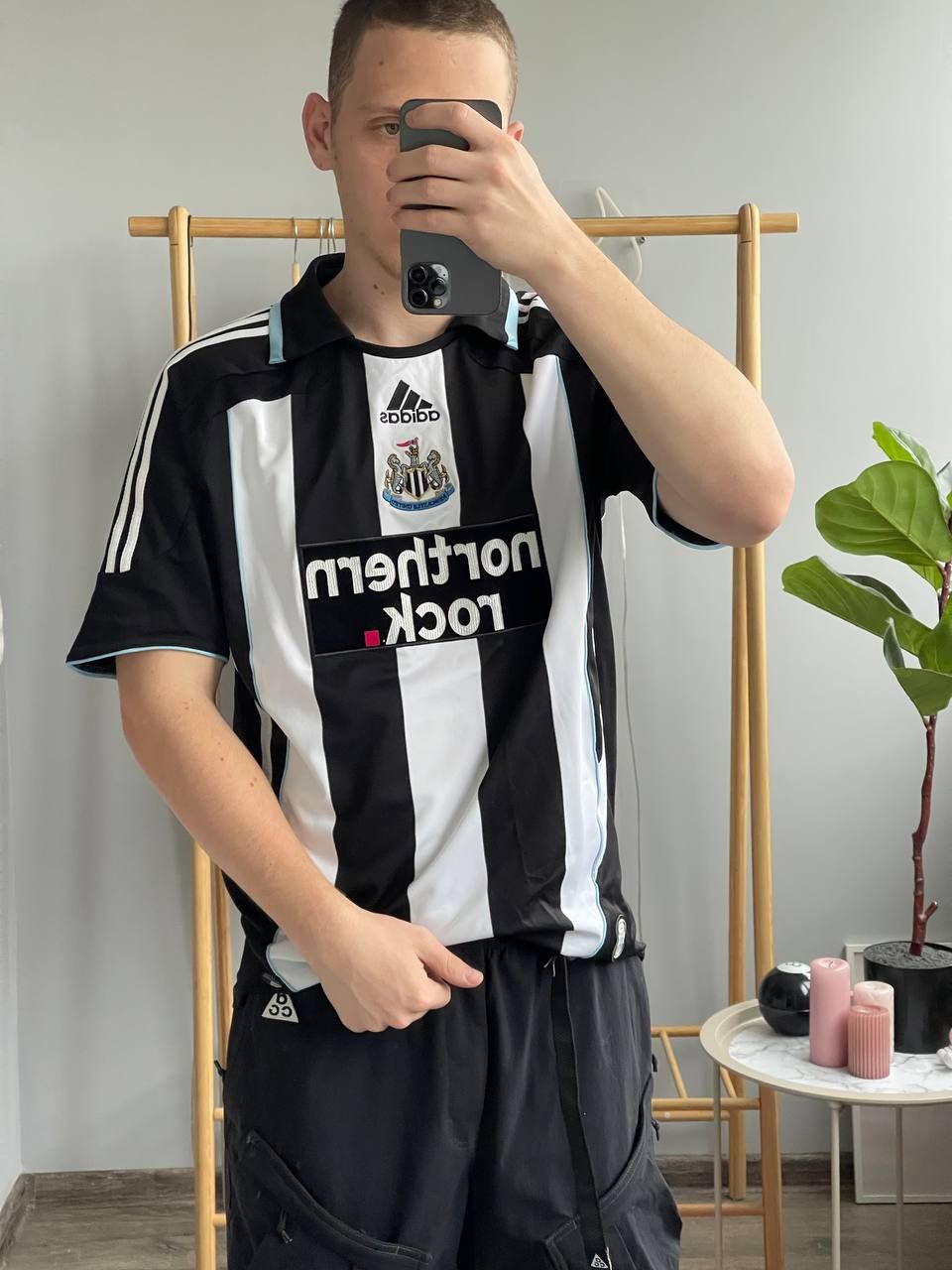 Adidas × Vintage NEWCASTLE UNITED ADIDAS 2007-2008 HOME FOOTBALL SHIRT Size US M / EU 48-50 / 2 - 1 Thumbnail