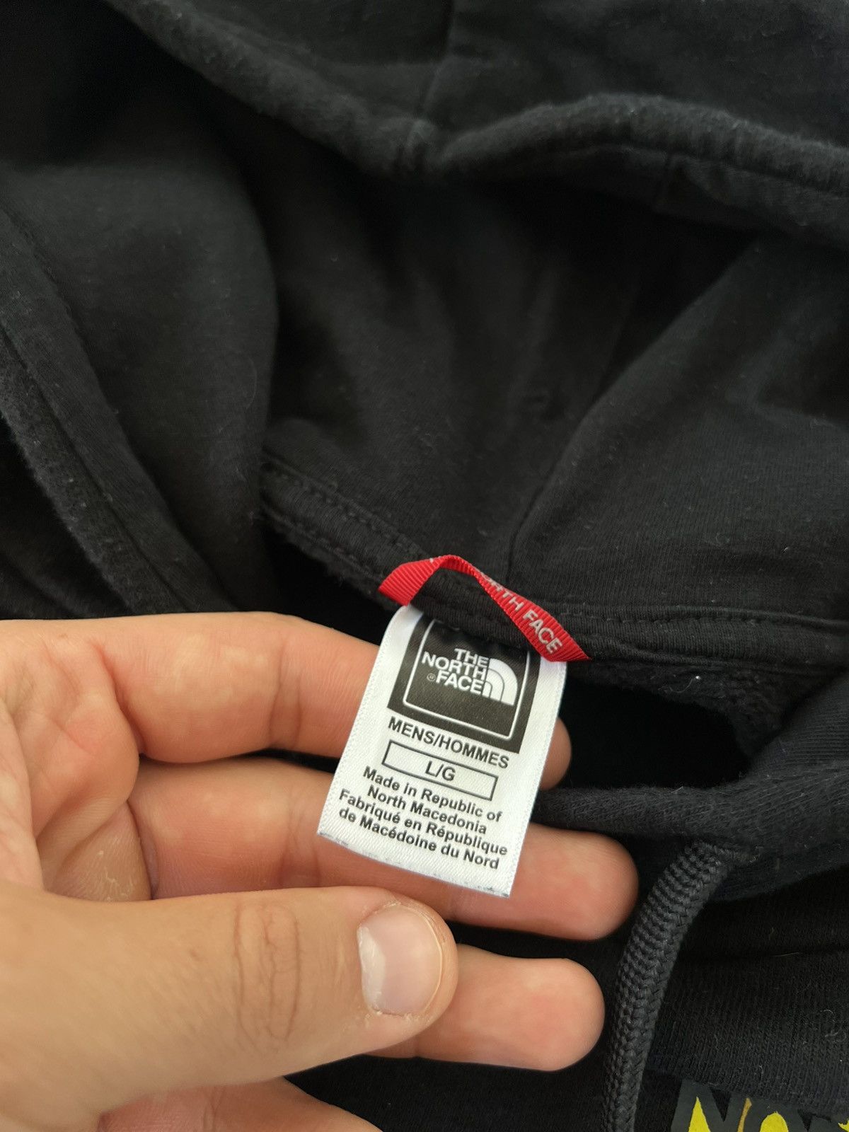 The North Face The North Face Double Side Logo Black Men’s Cotton Hoodie Size US L / EU 52-54 / 3 - 9 Thumbnail