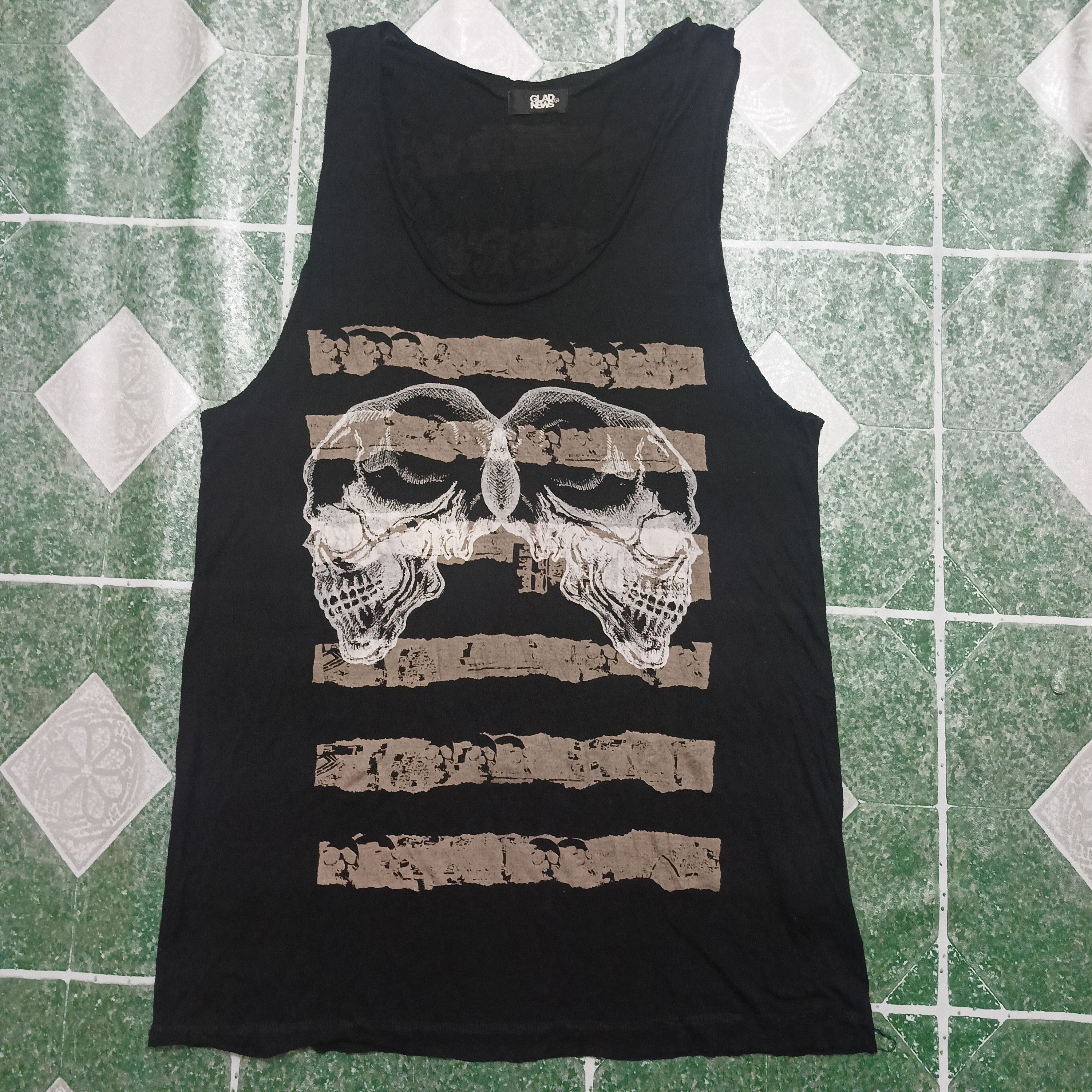If Six Was Nine If Six Was Nine Rebirth Snake Skeleton Print Tank
