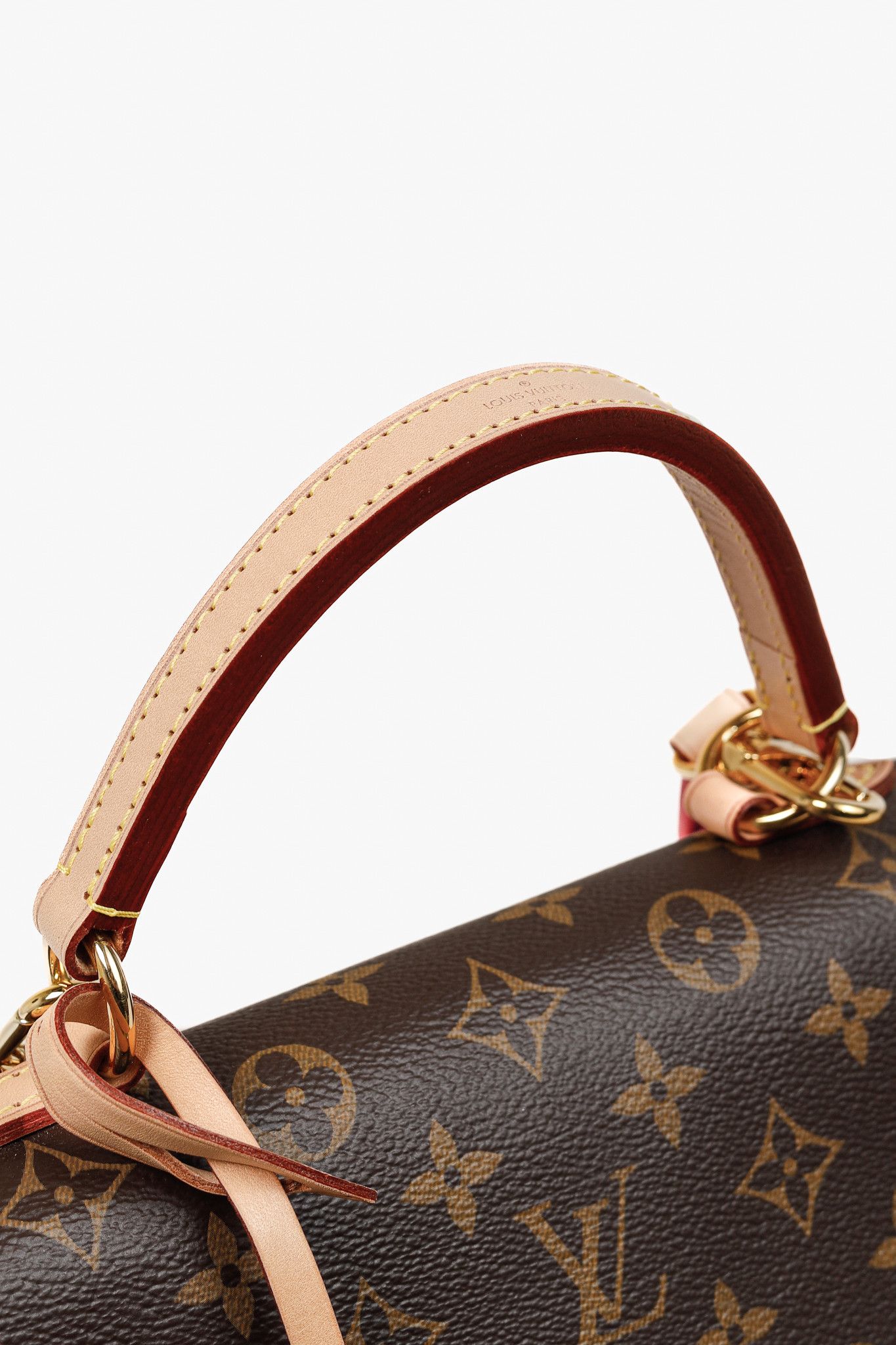 Louis Vuitton Louis Vuitton Cluny BB Monogram Bordeaux & Fuchsia-Strap Bag Size ONE SIZE - 8 Thumbnail