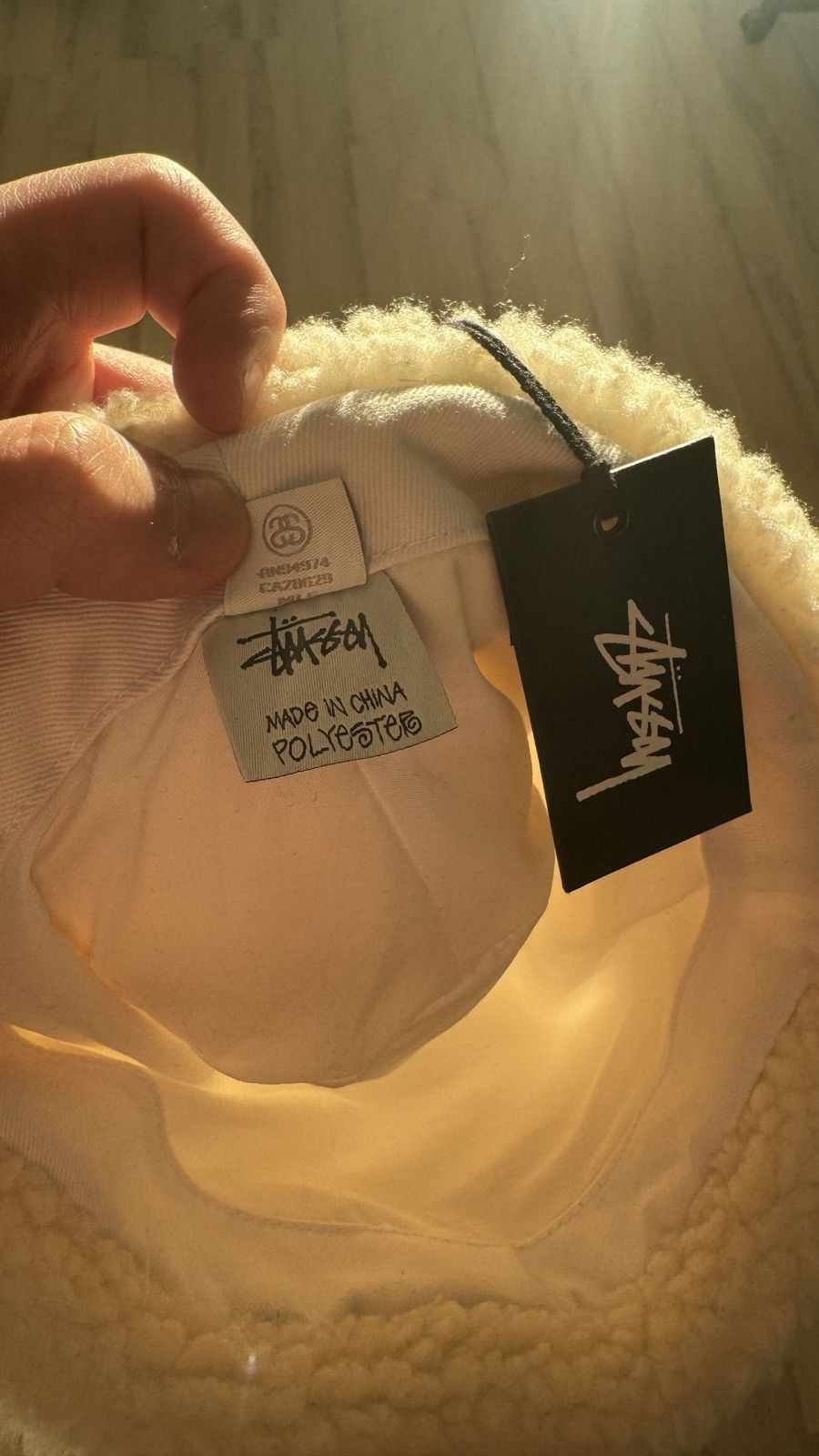 Stussy Stussy White Fleece Russian Ushanka Hat Size ONE SIZE - 4 Thumbnail