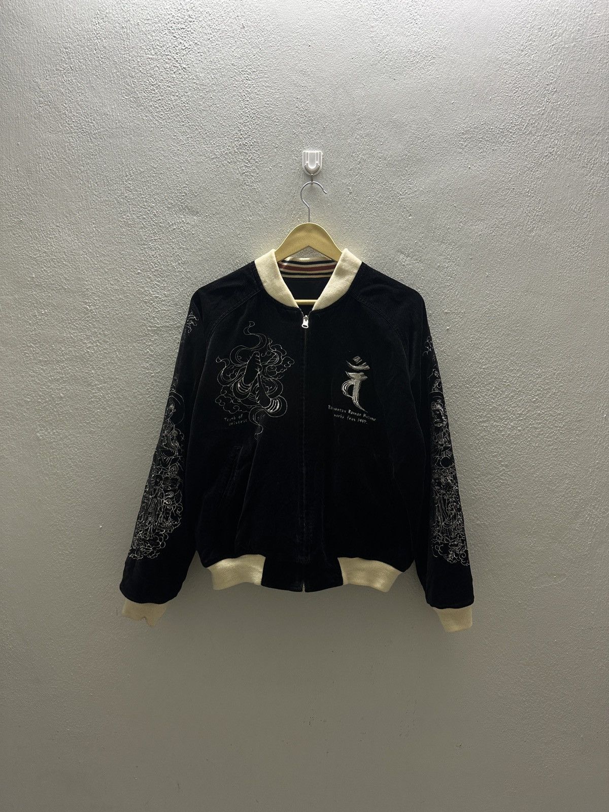 Japanese Brand × Vintage Vintage Reversible Sukajan Japanese Buddhism Art Size US M / EU 48-50 / 2 - 7 Thumbnail