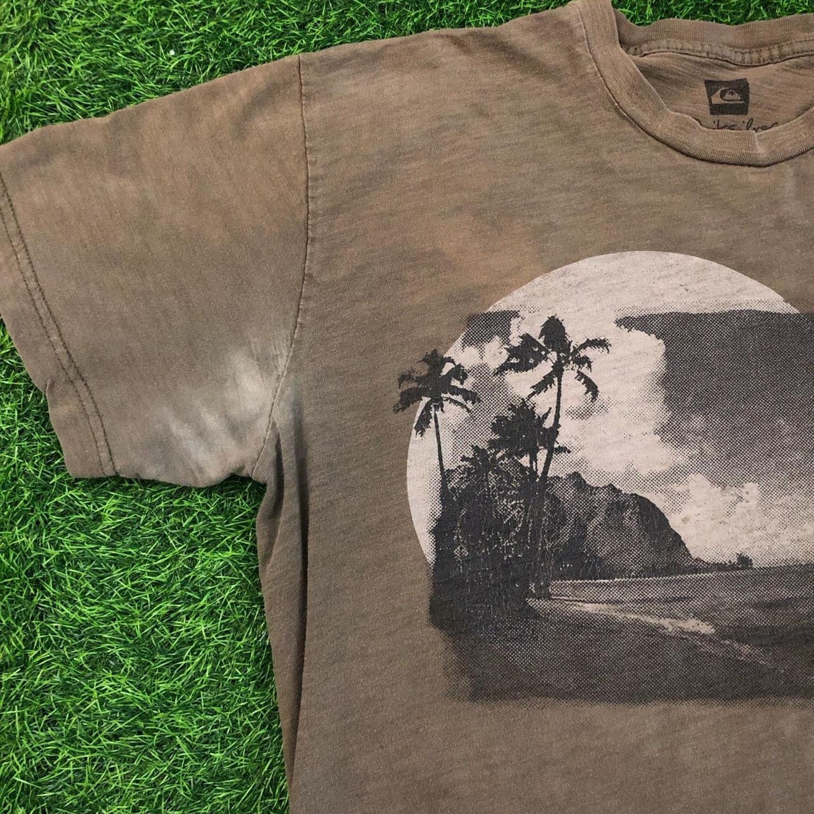 Quiksilver Olive Quicksilver Ocean Views Graphic Tee Size US L / EU 52-54 / 3 - 5 Thumbnail