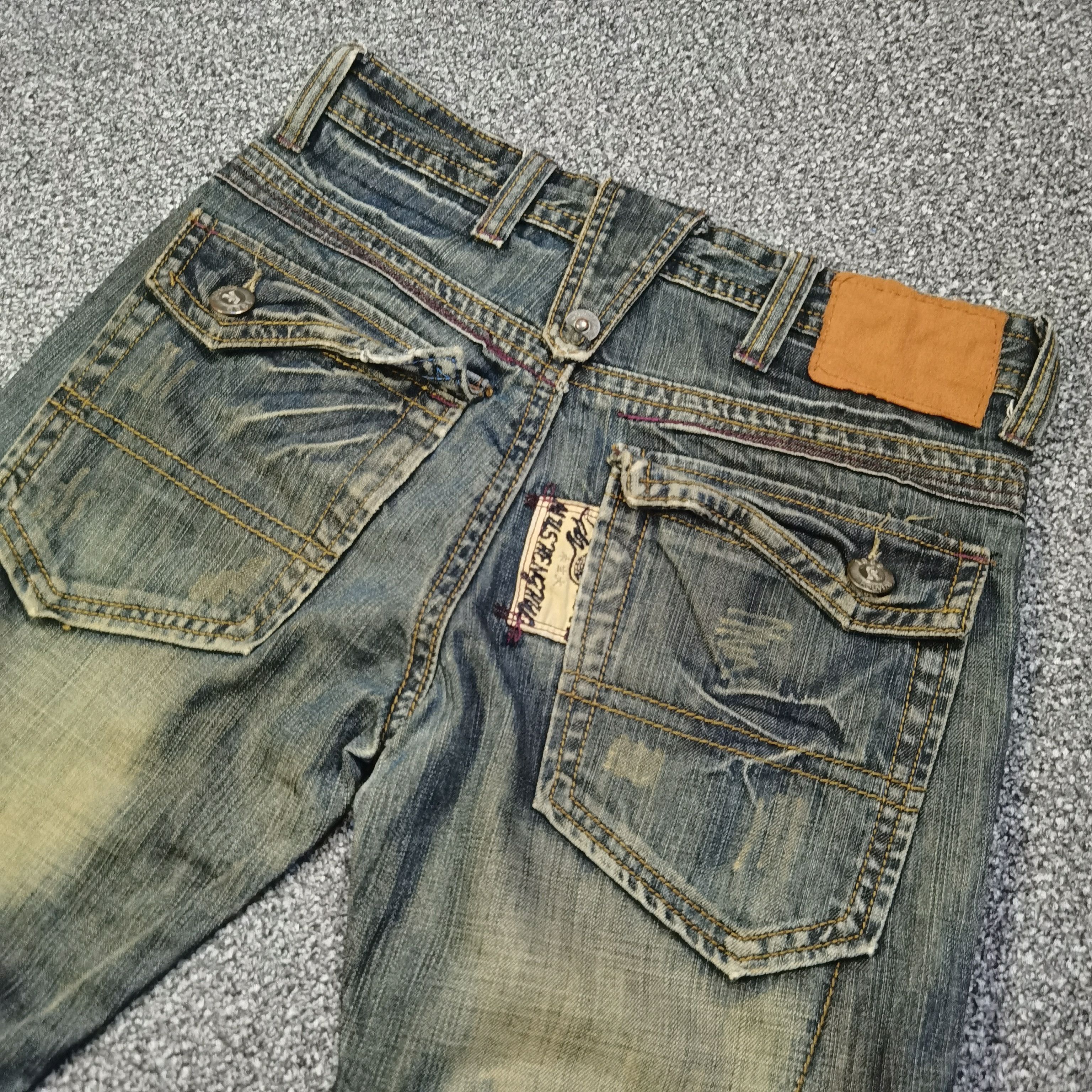 Seditionaries 🇯🇵🔥🔥 90s Seditionaries Distressed Kouyizu Denim Size US 31 - 4 Thumbnail