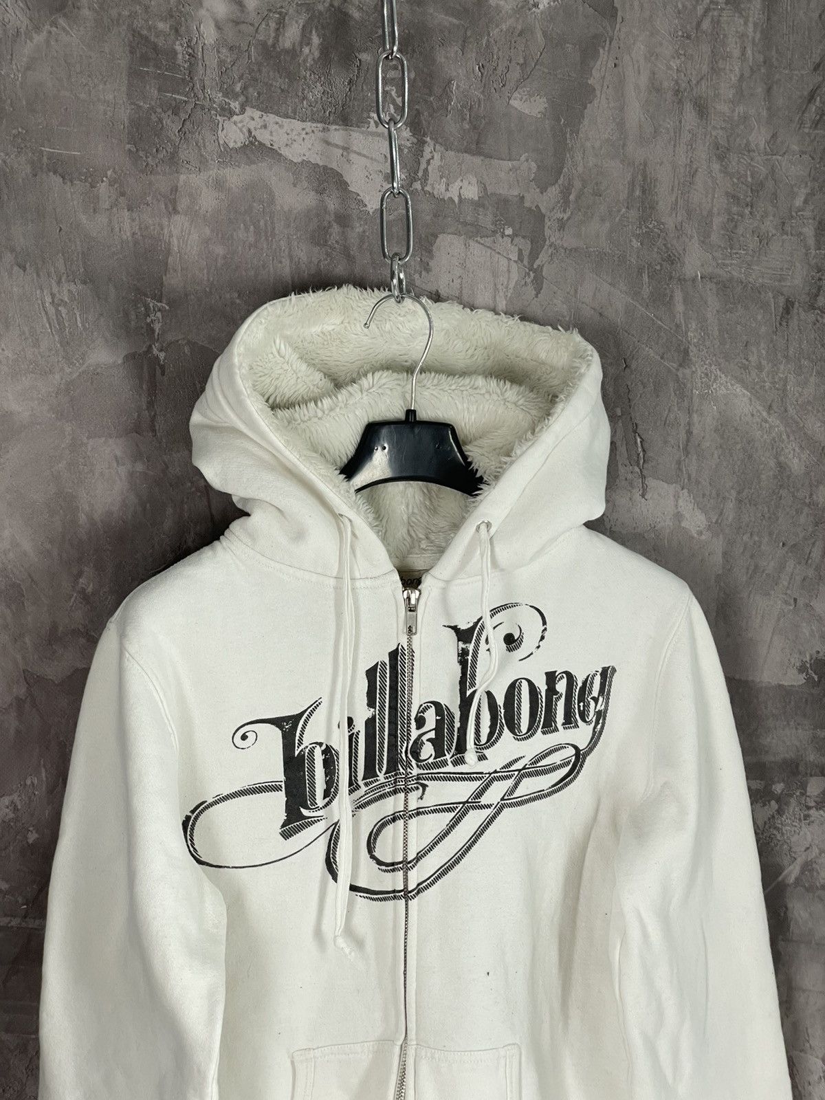 Le Grande Bleu (L.G.B.) Vintage Avant-Garde Full Zip Fur Faux Hooded Sweatshirt Size L / US 10 / IT 46 - 7 Thumbnail