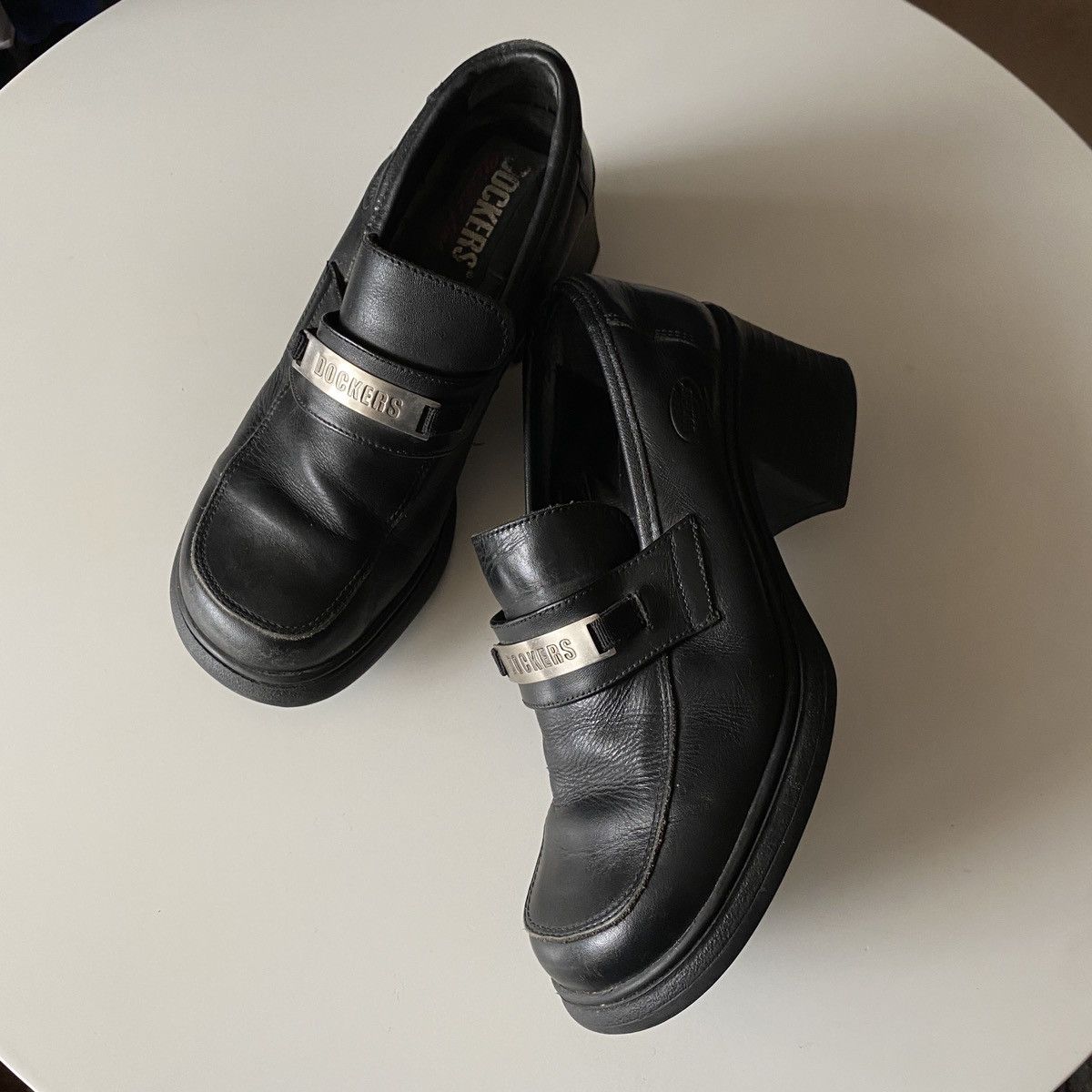 Designer × Dockers × Vintage vintage genuine leather mules dockers Size US 8 / IT 38 - 2 Thumbnail