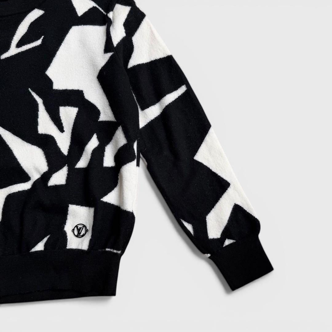 Louis Vuitton Louis Vuitton Abstract Houndstooth Knit Crew Neck Size US M / EU 48-50 / 2 - 4 Thumbnail
