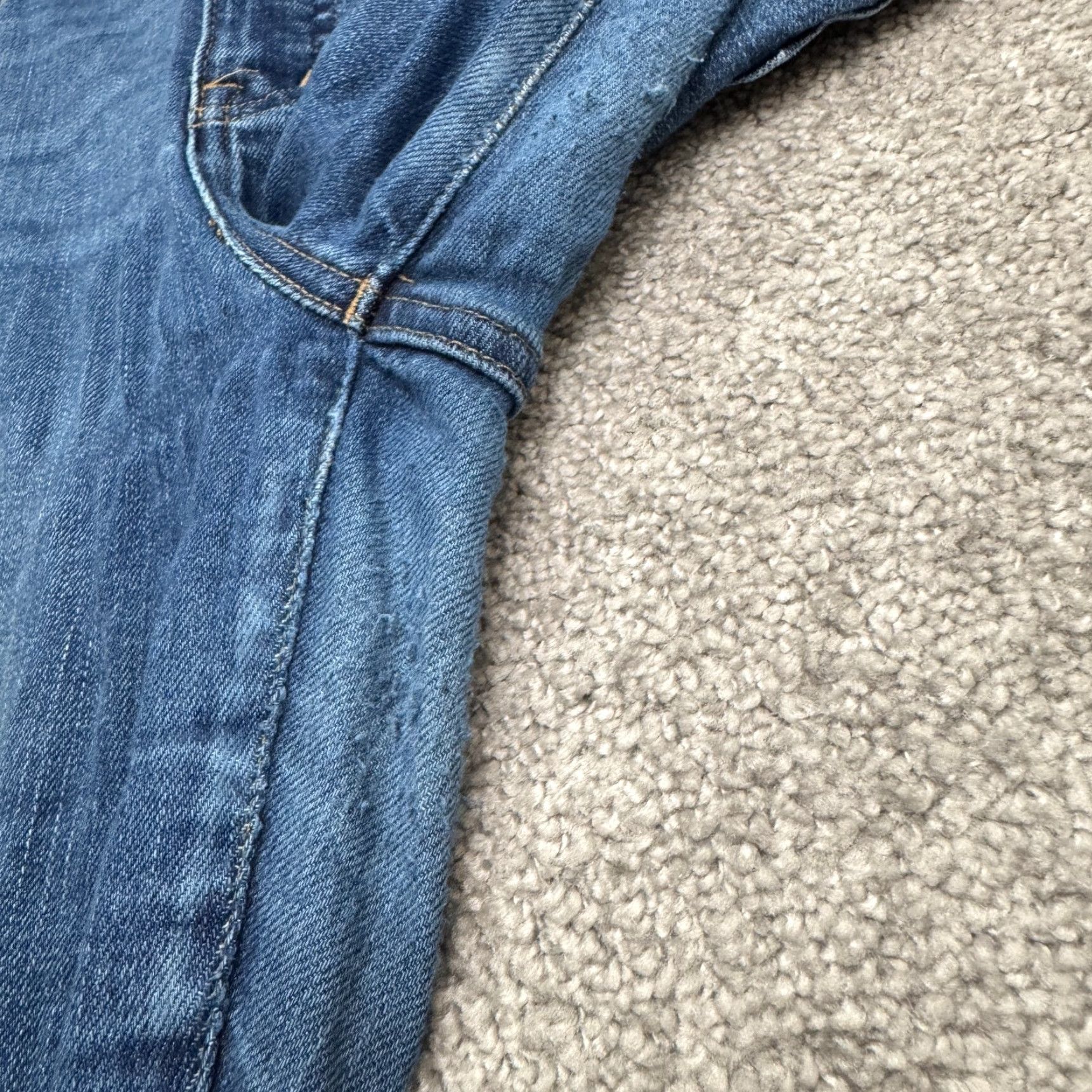 Madewell Madewell Jeans Womens Skinny Denim 31 High Rise Dark Wash Stretch City Grunge Outdoor Streetwear Preppy Mens Womens Boys Girls Size 24" / US 00 / IT 34 - 7 Thumbnail
