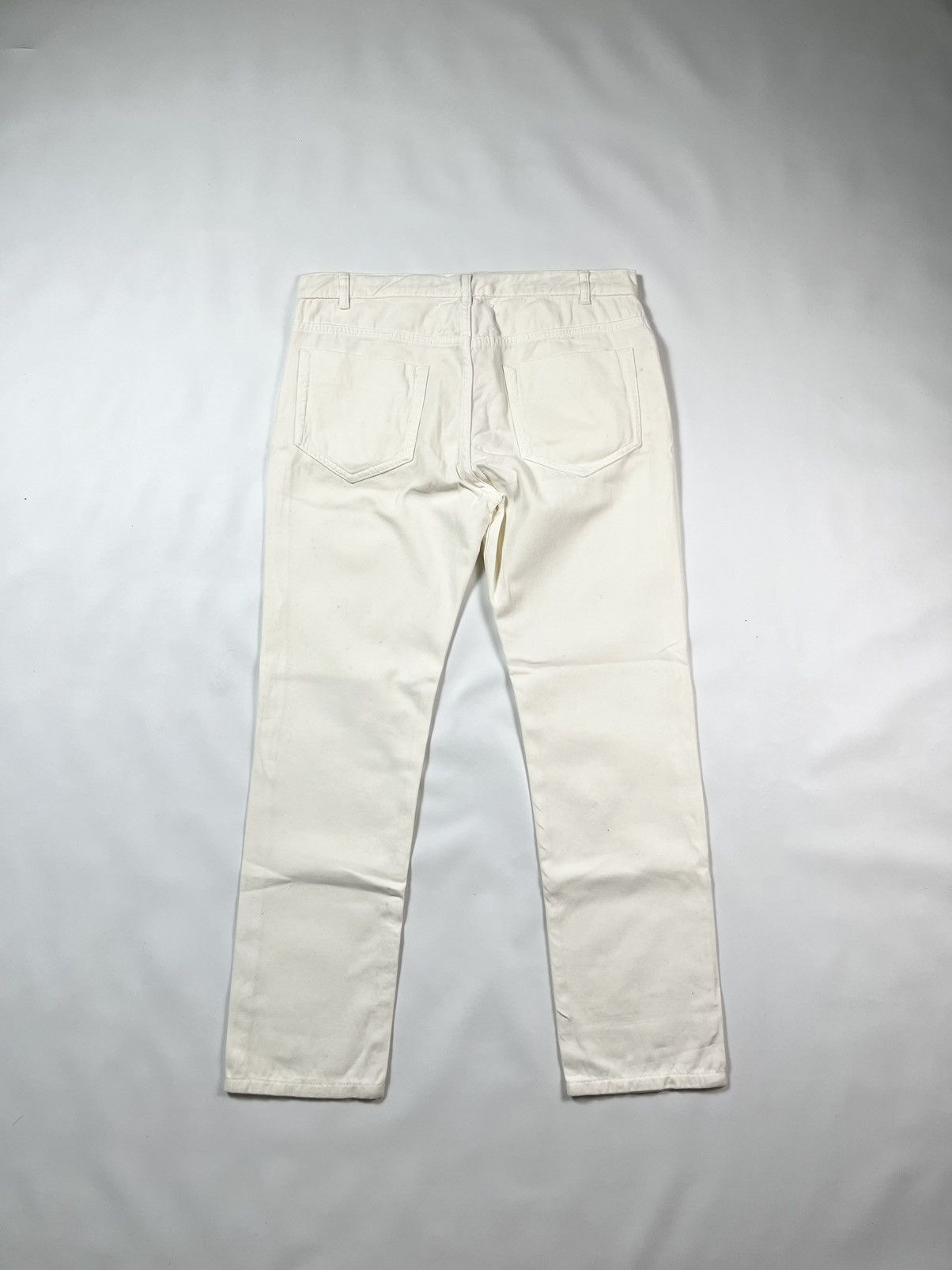 Maison Margiela MAISON MARGIELA CLASSIC STRAIGHT-LEG WHITE DENIM Size US 32 / EU 48 - 2 Thumbnail
