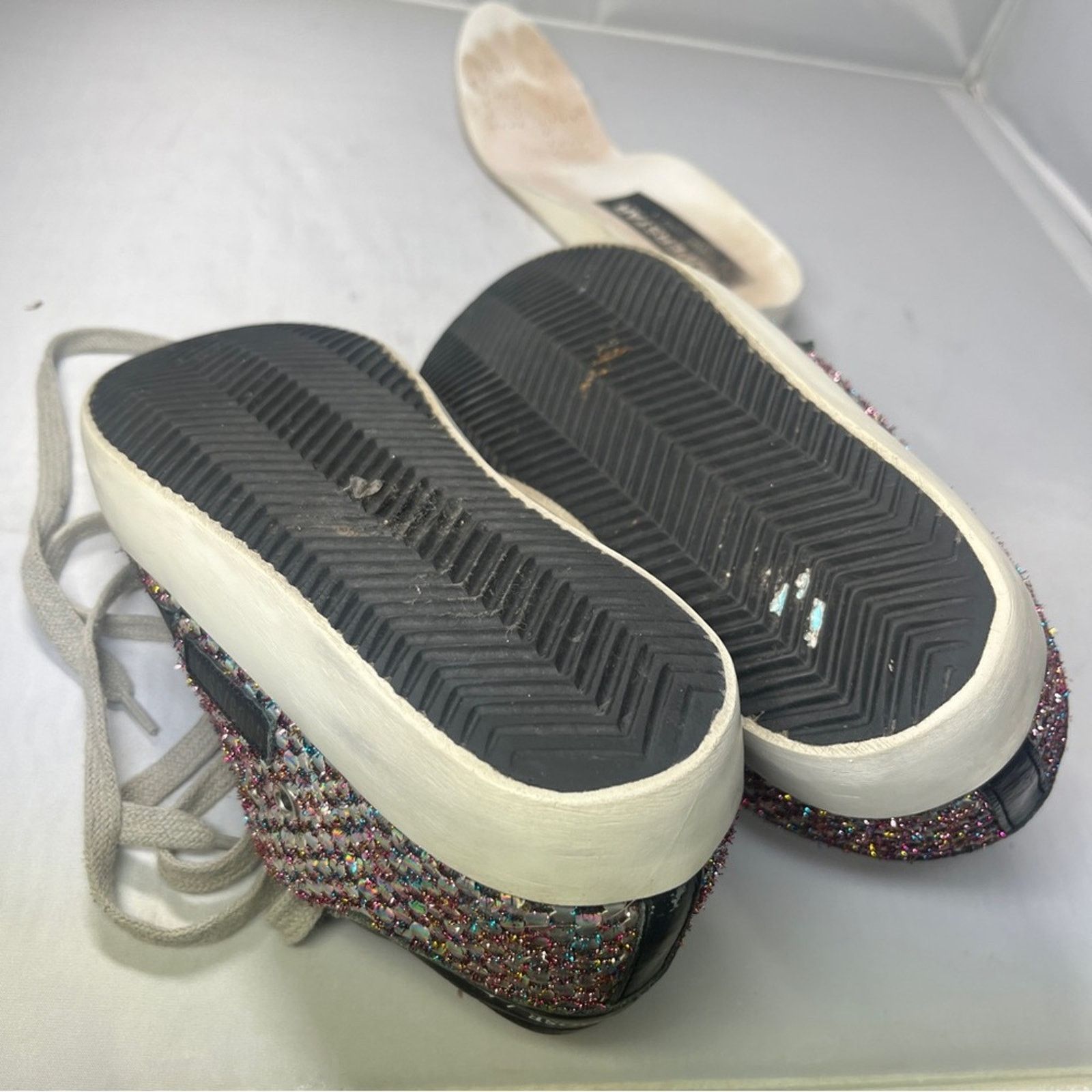 Golden Goose Golden Goose in multicolor fabric with metallic cotton Size US 7 / IT 37 - 8 Thumbnail