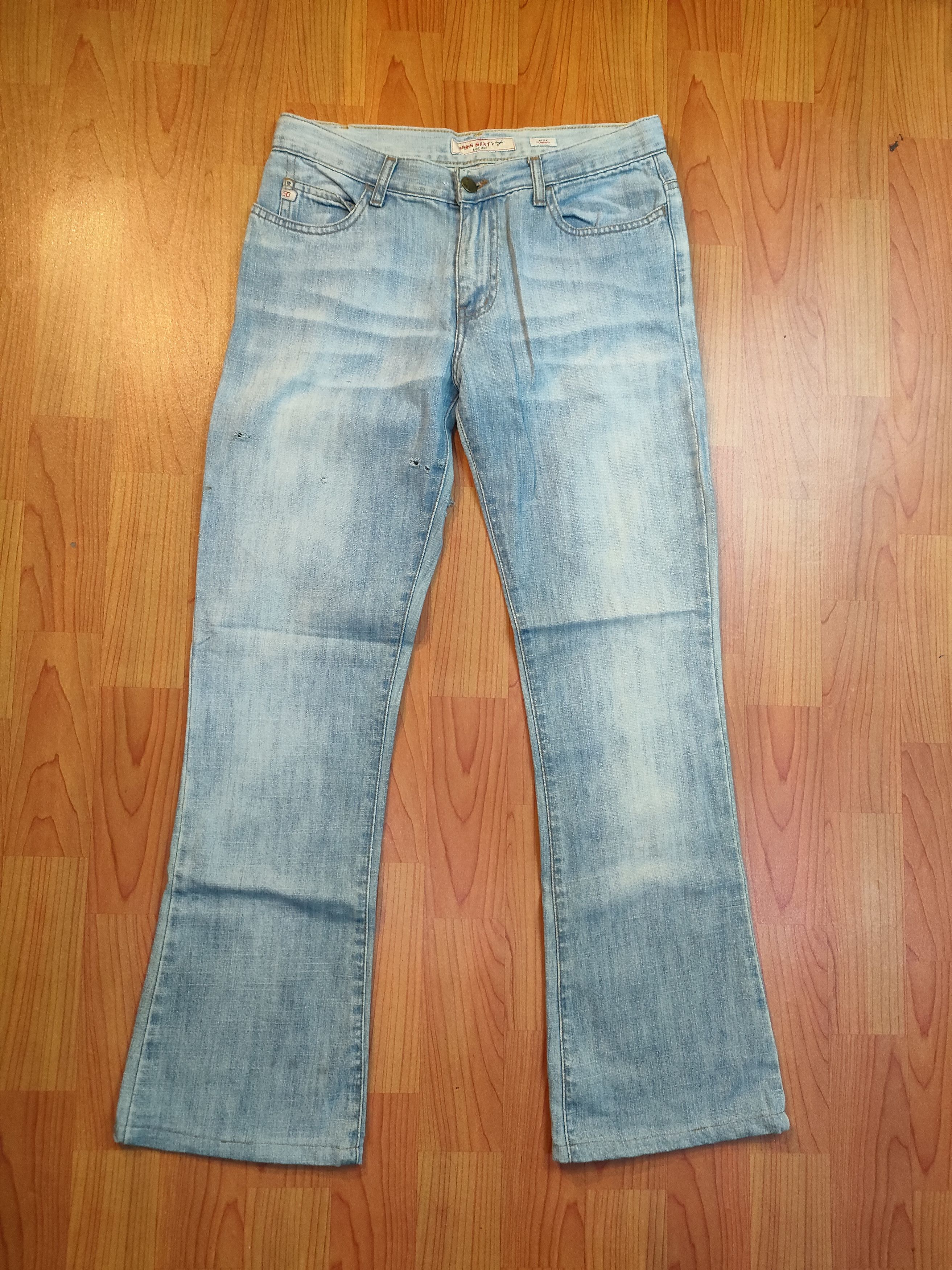 Miss Sixty Distressed Miss Sixty Flare Jeans Size 28" / US 6 / IT 42 - 1 Thumbnail