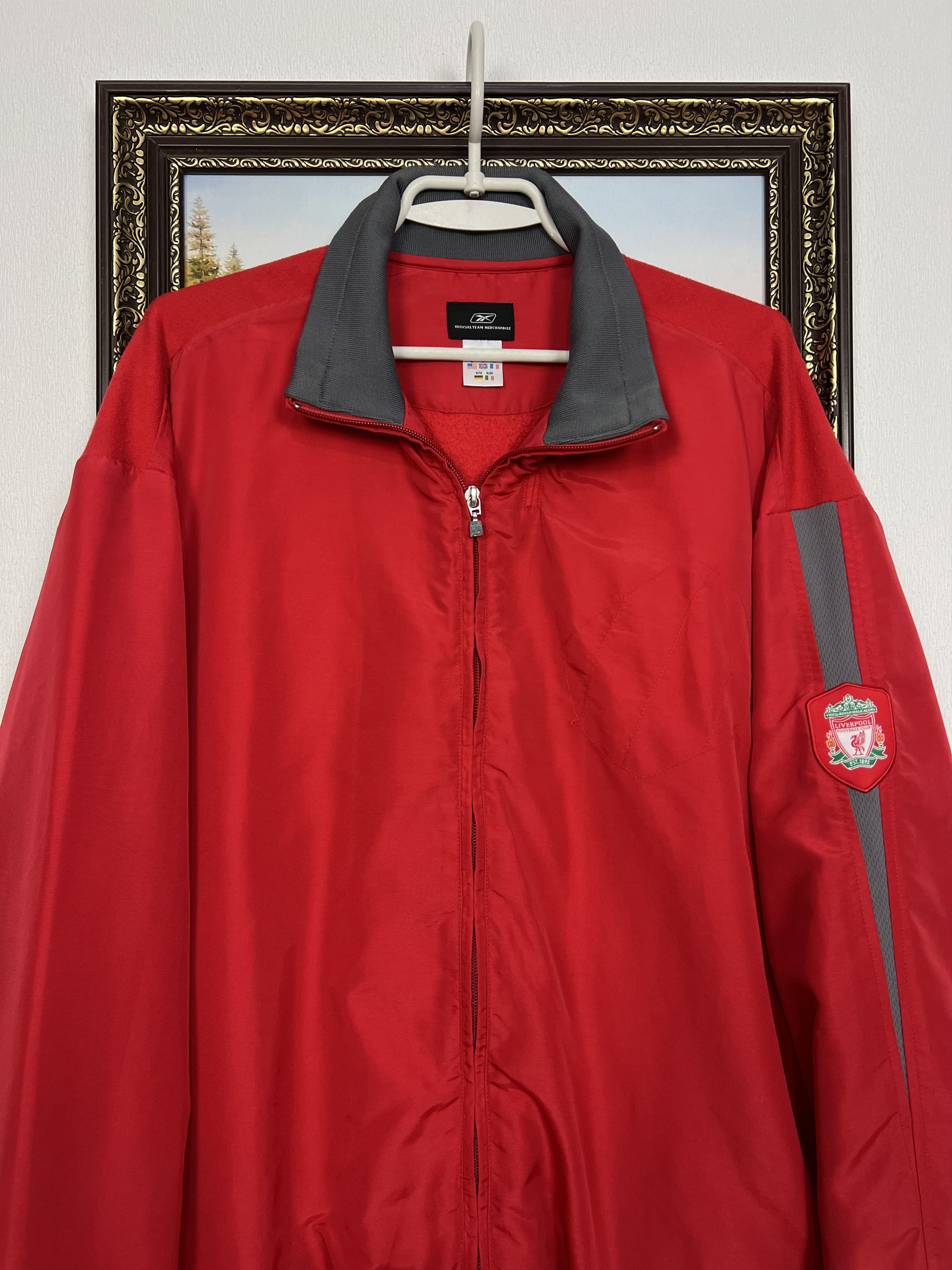 Reebok Liverpool Football Train Jacket Windbreaker Track Top Size US L / EU 52-54 / 3 - 2 Thumbnail