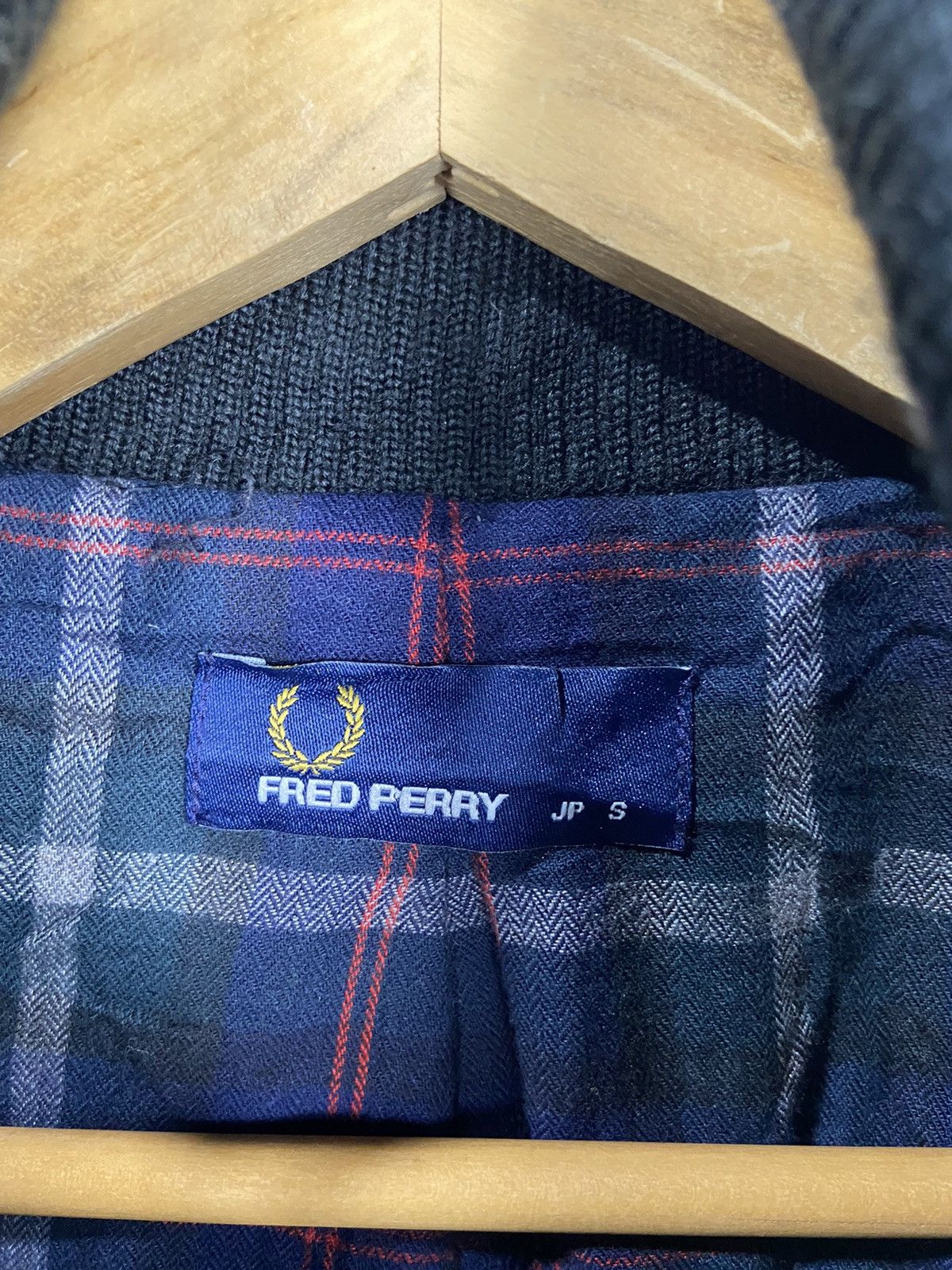 Fred Perry × Other Fred Perry Black Mustard Ribbed Wool Jacket Size US S / EU 44-46 / 1 - 7 Thumbnail