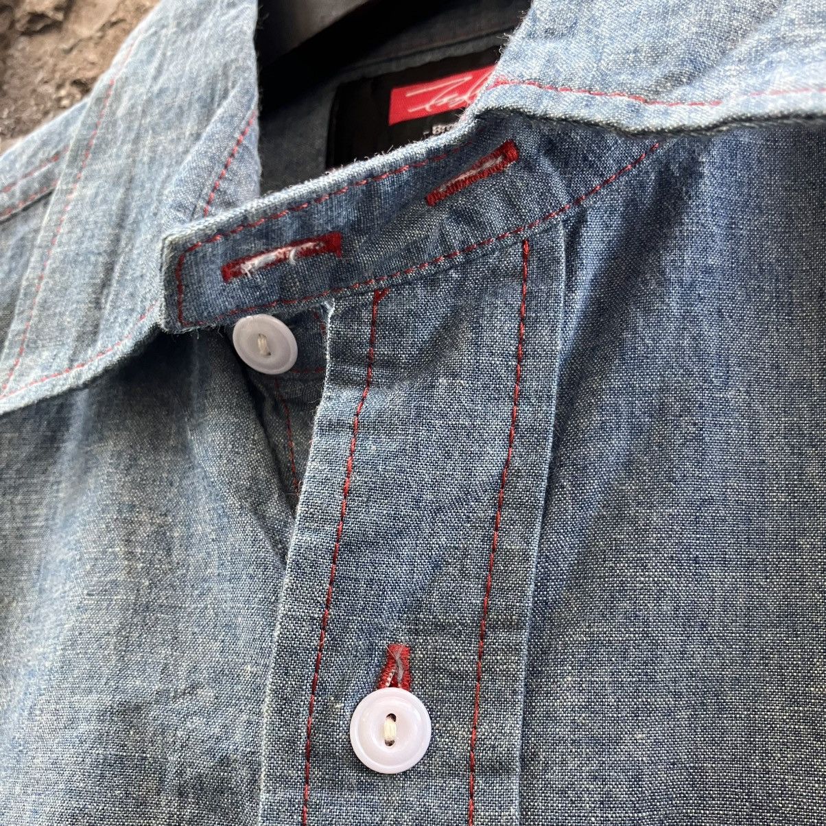 Futura Futura Laboratories ‘You never cool’ chambray shirt Size US M / EU 48-50 / 2 - 4 Thumbnail