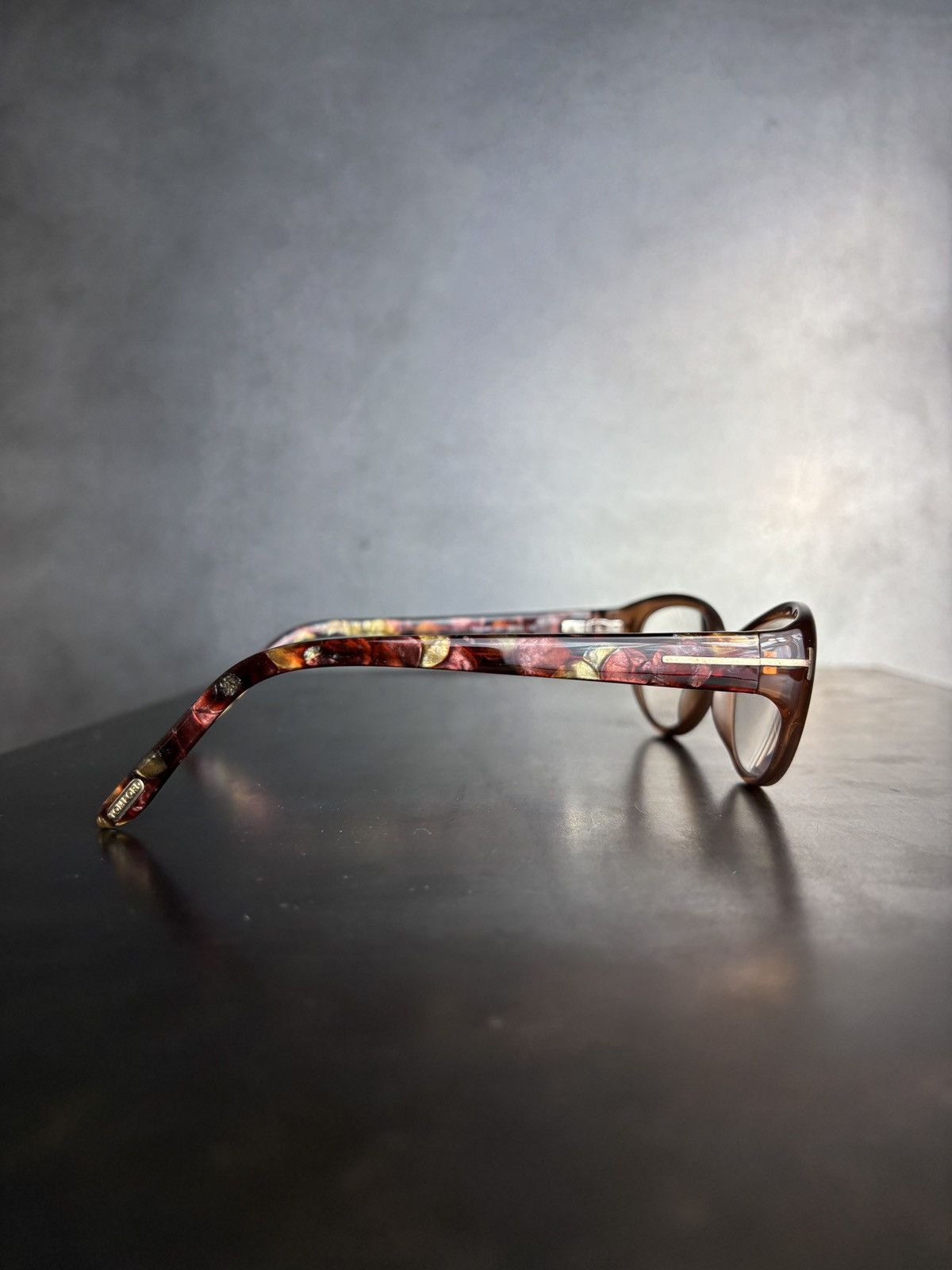 Tom Ford Tom Ford Eyeglasses TF 5244 Oval Cat Eye 1980s Pattern Size ONE SIZE - 4 Thumbnail