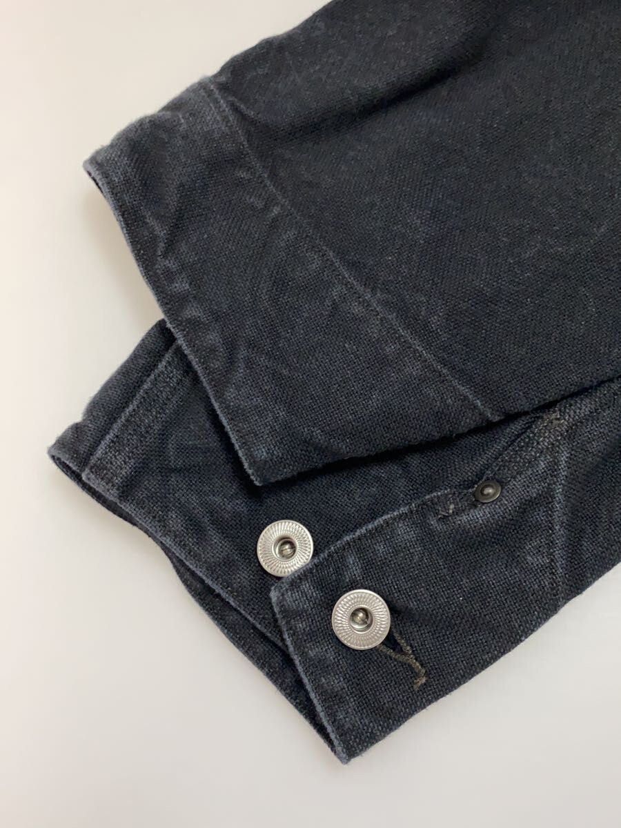 A.PRESSE Black Cotton Vintage Silk Hemp Coverall Jacket Size US M / EU 48-50 / 2 - 6 Thumbnail