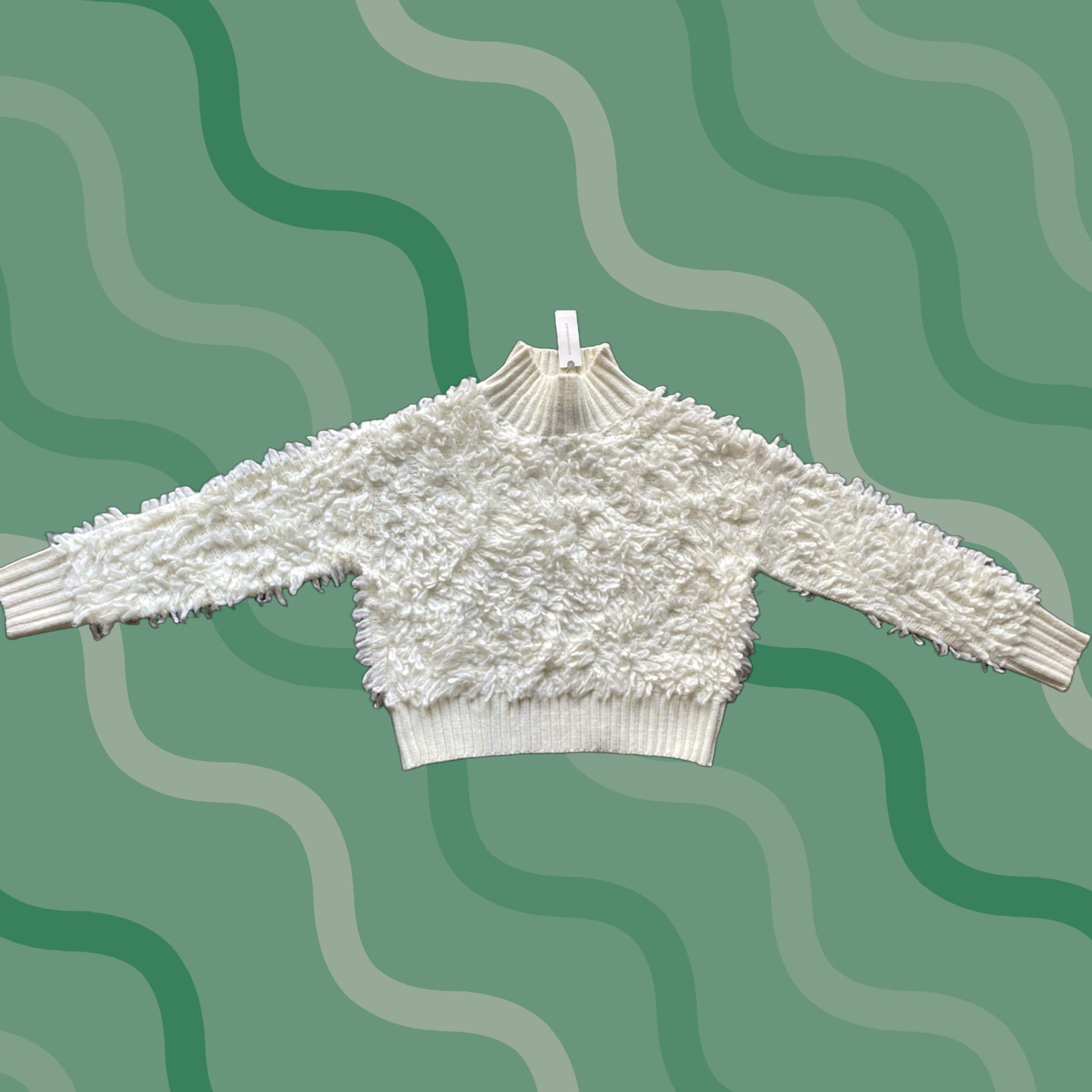 Anthropologie NWT New Anthropologie Maeve XXS White Ivory Pullover Sweater Fringe Top Women Size XXS / US 00 / IT 34 - 1 Thumbnail