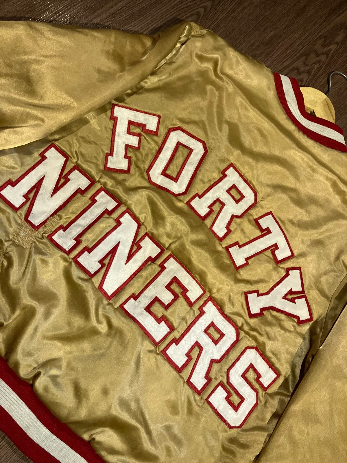 Chalk Line NFL 49ers Varsity Jacket Size US XL / EU 56 / 4 - 2 Thumbnail