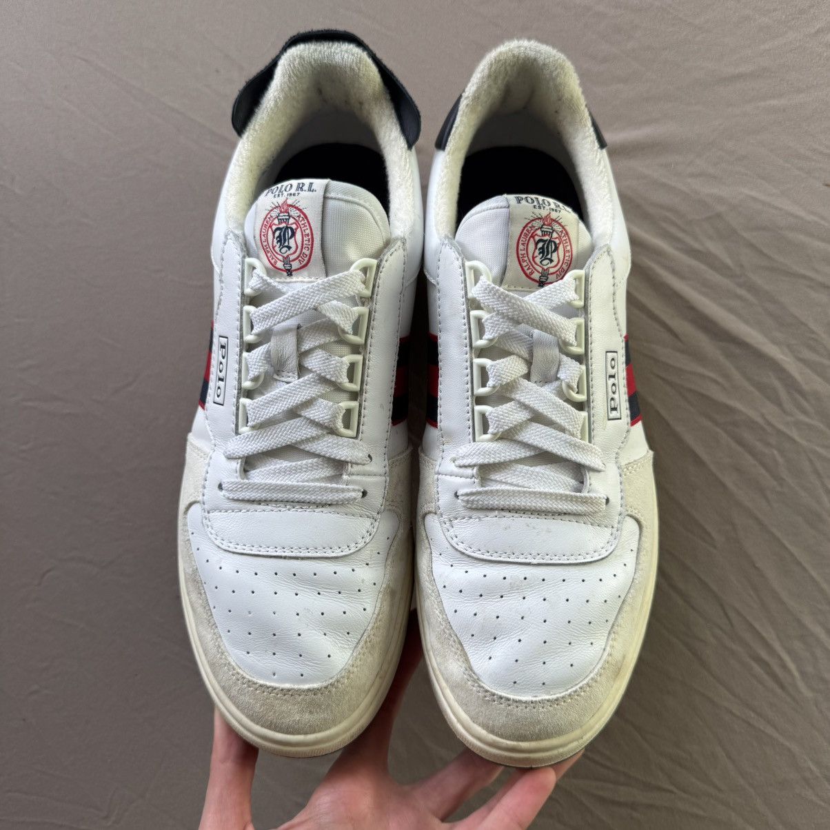 Polo Ralph Lauren Polo Ralph Lauren Polo Court Sneakers Size US 9.5 / EU 42-43 - 3 Thumbnail