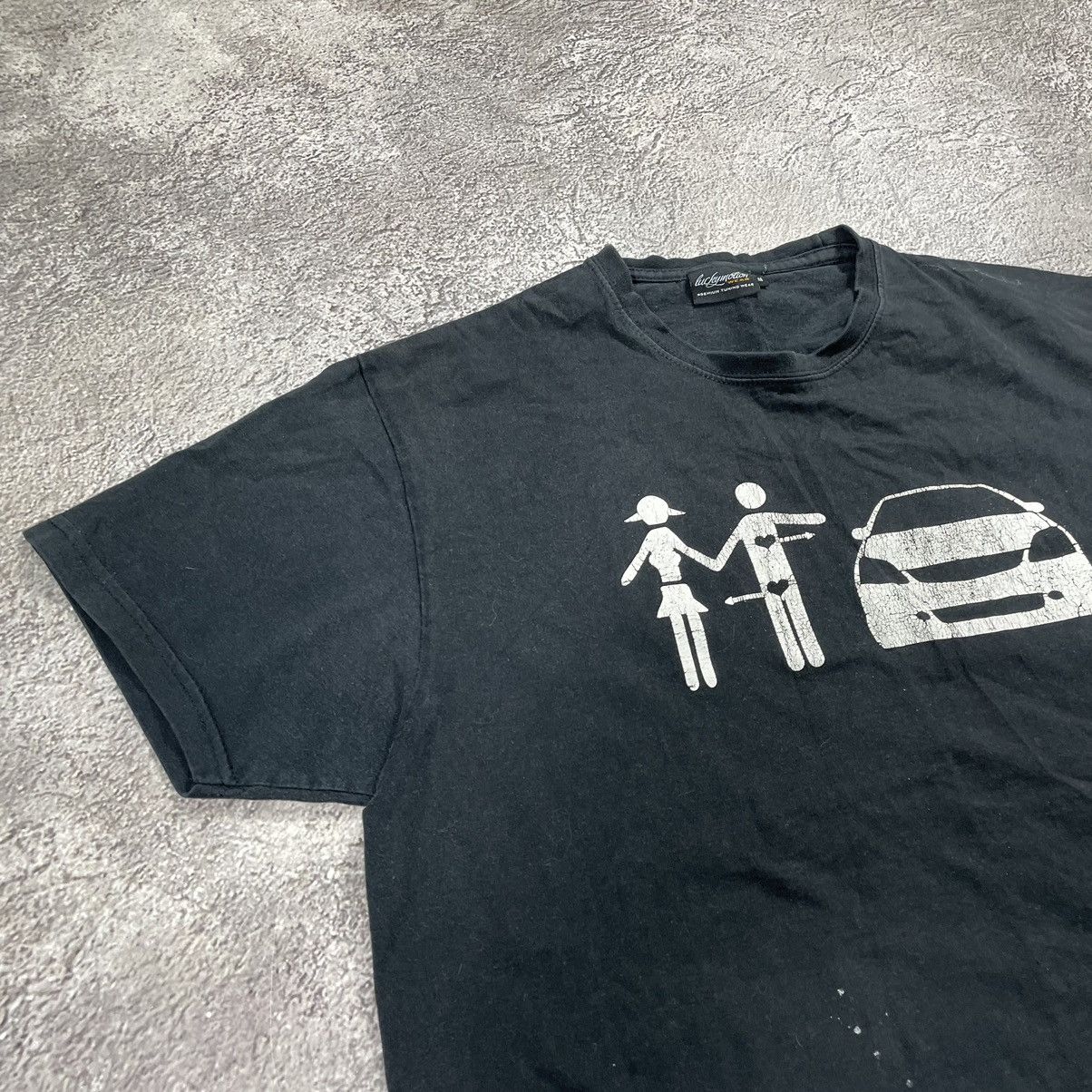 Vintage Vintage Y2K Humor Graphic Tee Black Oversized Boxy Grunge M Size US M / EU 48-50 / 2 - 3 Thumbnail