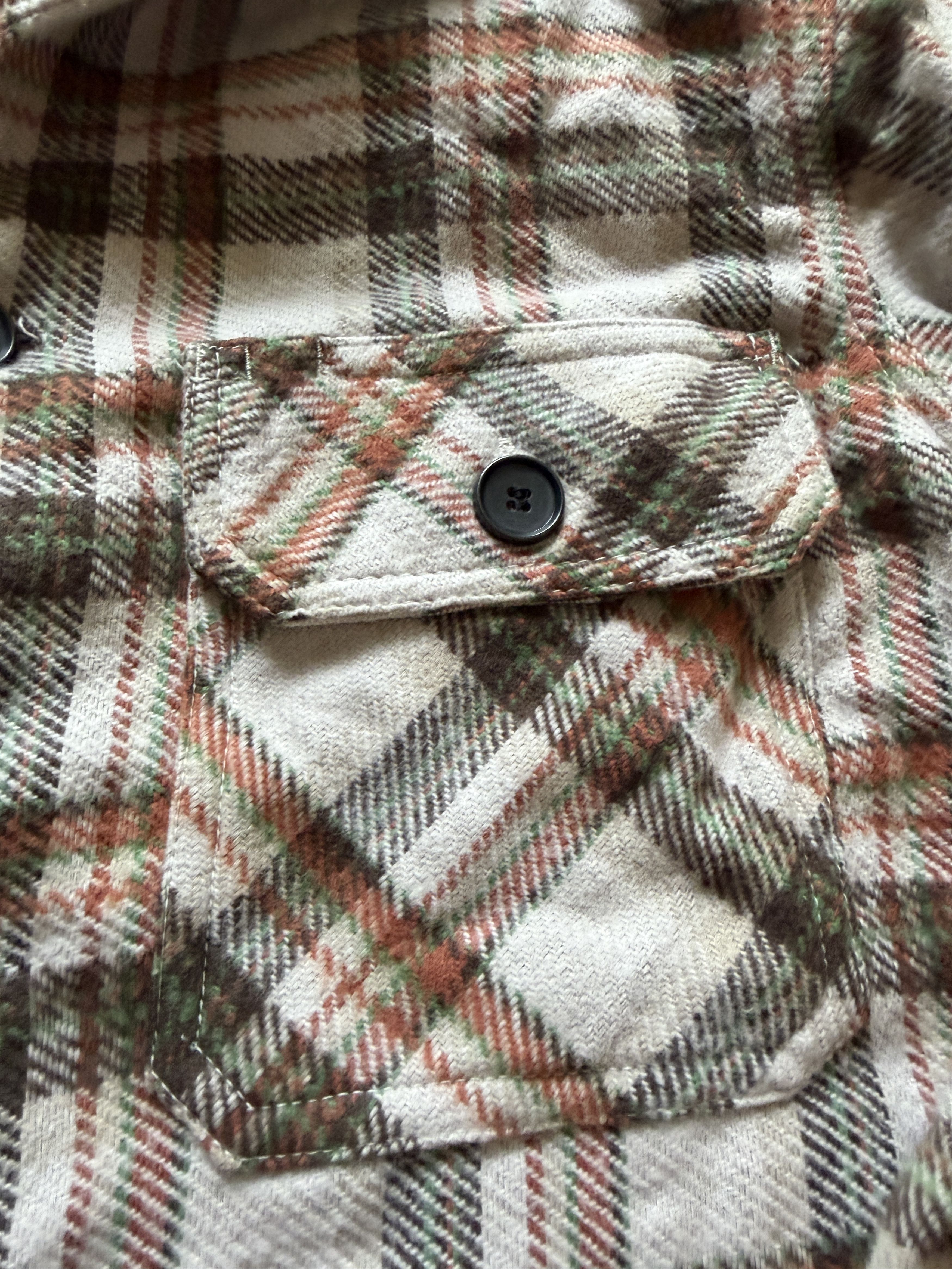 Naked & Famous Naked & Famous Plaid Work Shirt Flannel Beige Small Size US S / EU 44-46 / 1 - 5 Thumbnail