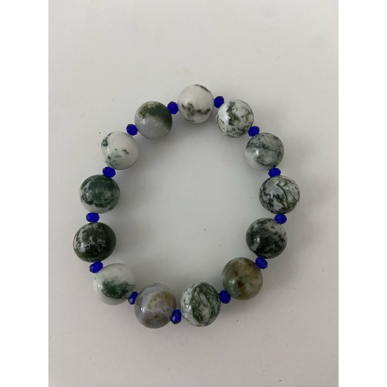 Handmade tree agate bracelet stretchy Size ONE SIZE - 3 Thumbnail
