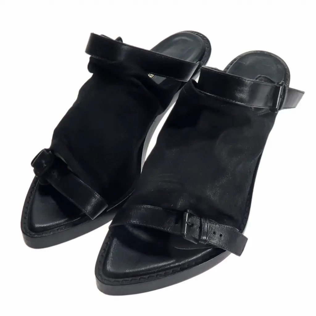 Ann Demeulemeester SS'03 Leather Mules Size US 7 / IT 37 - 6 Thumbnail
