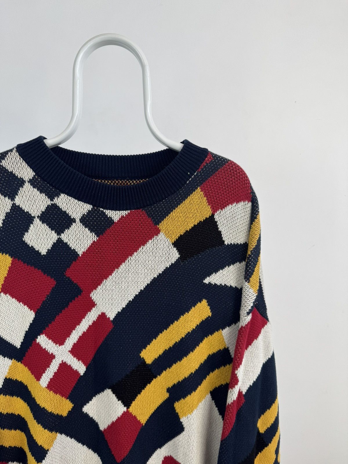 Gant Gant Multicolour Multi Flag C-Neck Sweater Size US XXL / EU 58 / 5 - 2 Thumbnail