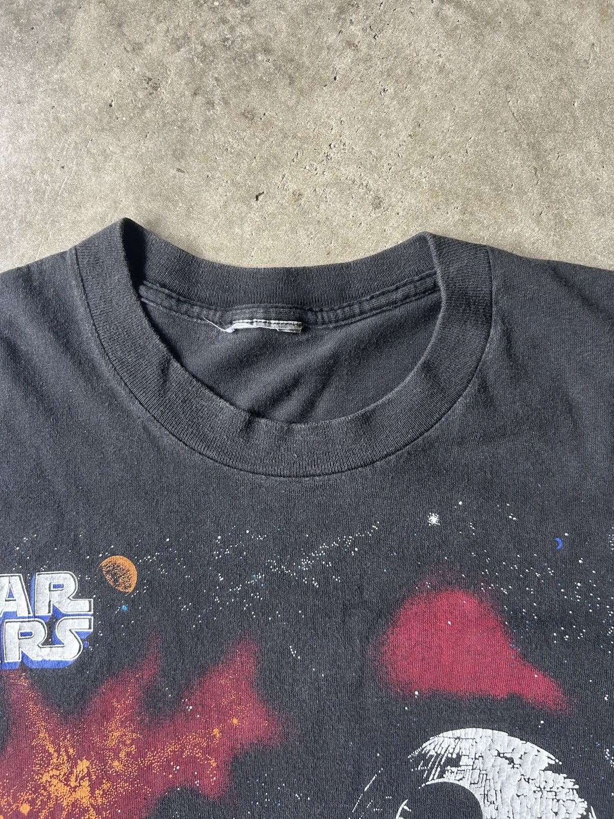 Vintage Vintage 90s Star Wars X-Wing Fighters Death Star Size US L / EU 52-54 / 3 - 3 Thumbnail