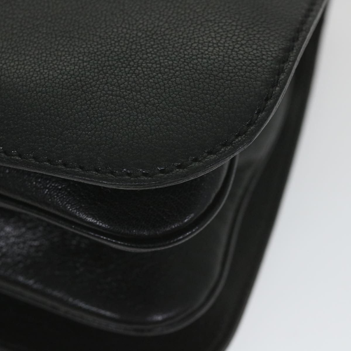 Gucci GUCCI Interlocking Shoulder Bag Leather Black Size ONE SIZE - 9 Thumbnail