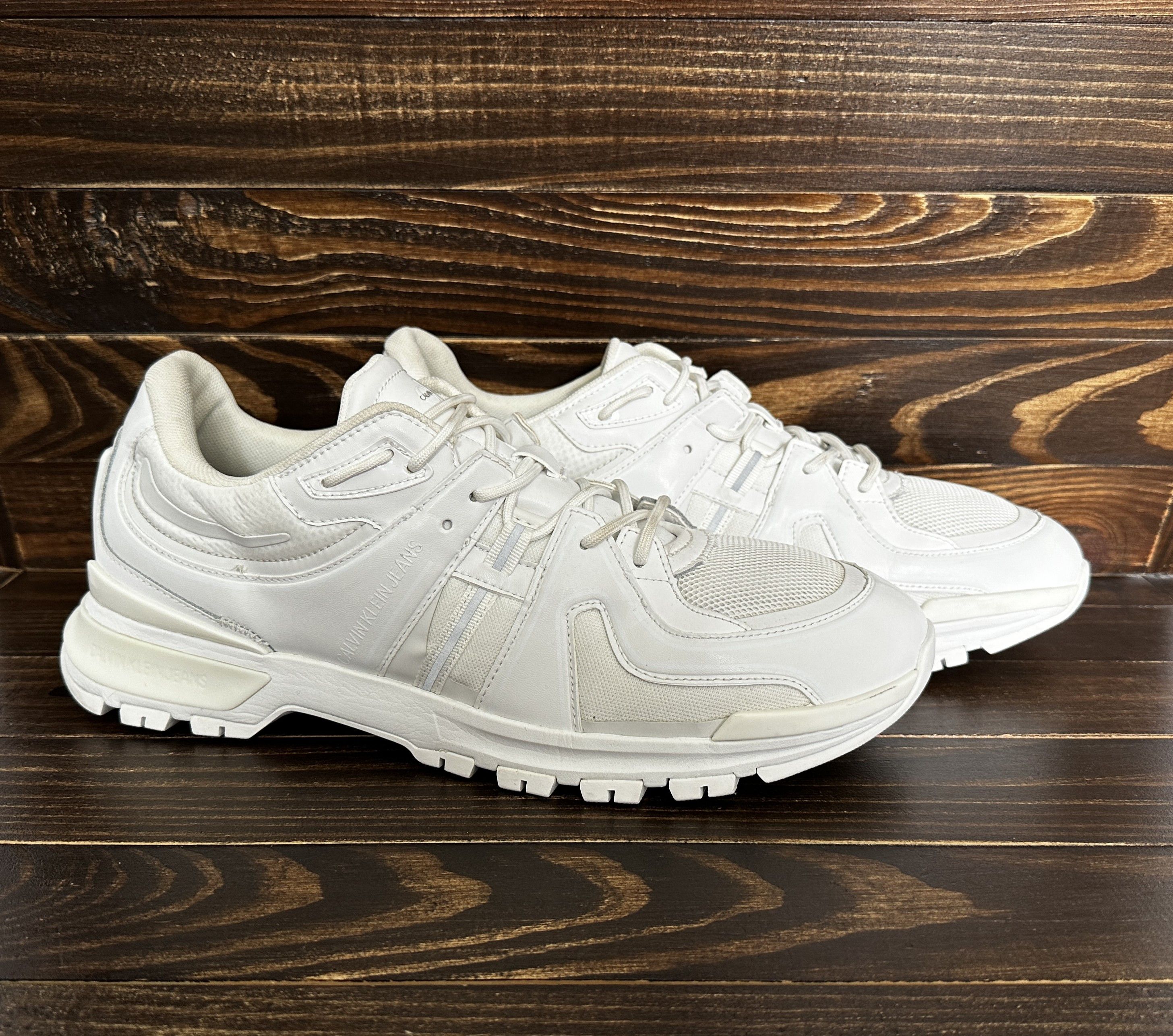 Calvin Klein Calvin Klein Jeans Runner Lace Up Mix Cyci Sneakers Luxury Size US 12 / EU 45 - 25 Thumbnail