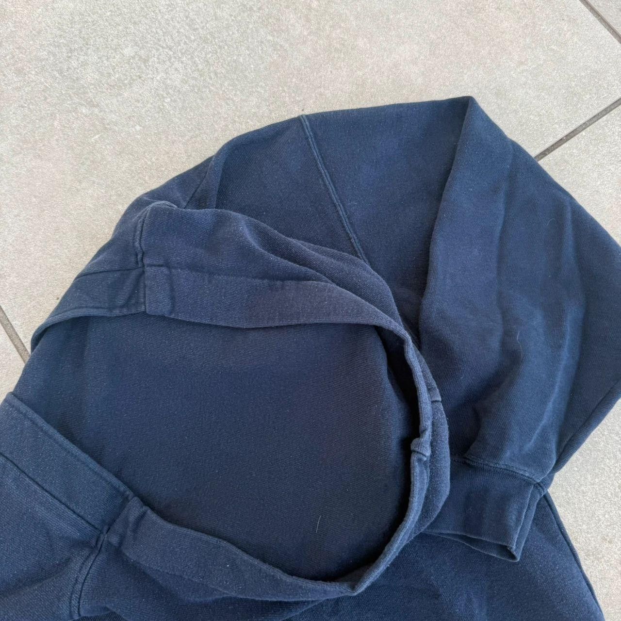 Vintage Fruit of the loom fotl blank hoodie navy vintage 90s Size US L / EU 52-54 / 3 - 5 Thumbnail