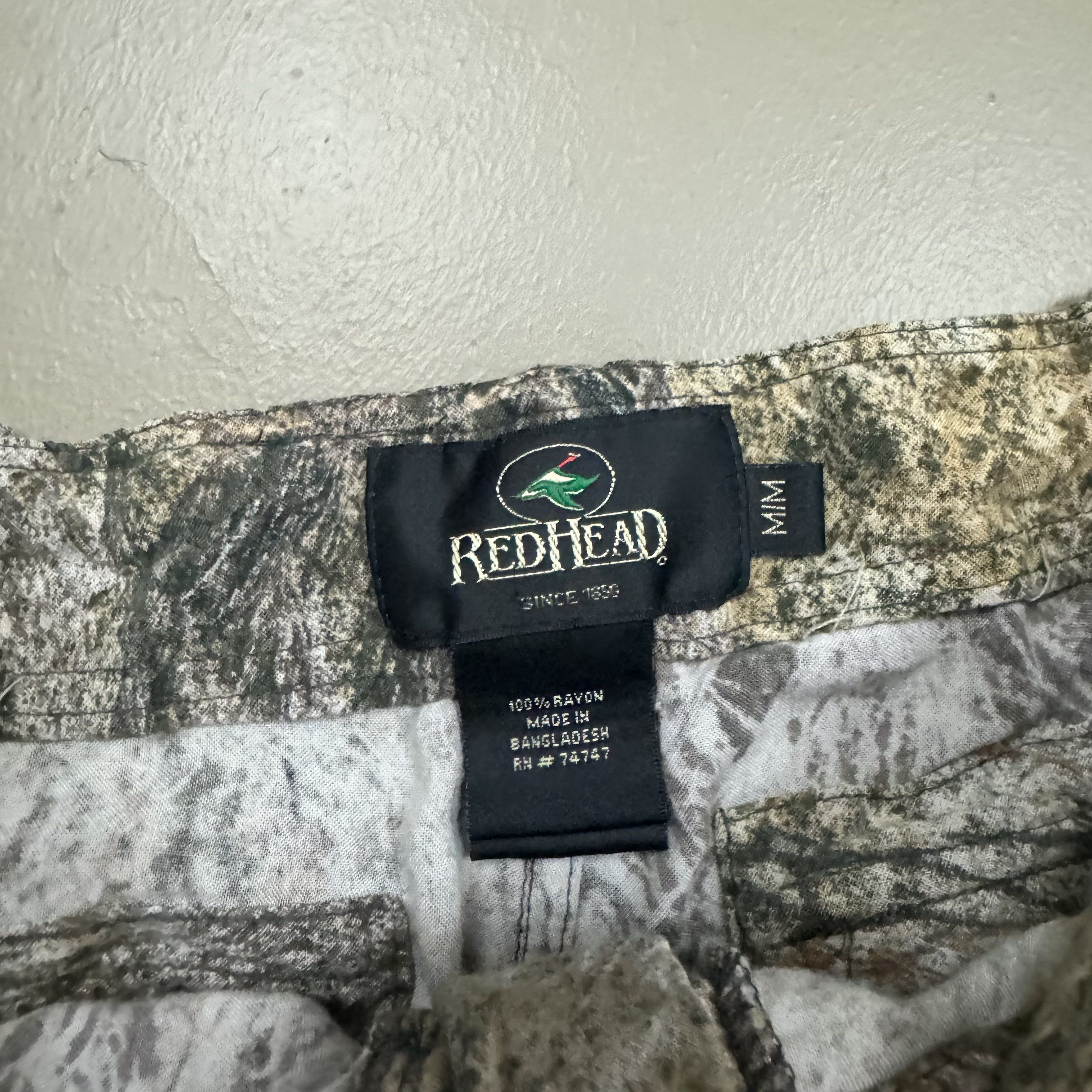 Mossy Oaks × Redhead × Vintage VTG RedHead 100% Rayon Lightweight Mossy Oak Camo Cargo Pant Size US 32 / EU 48 - 3 Thumbnail