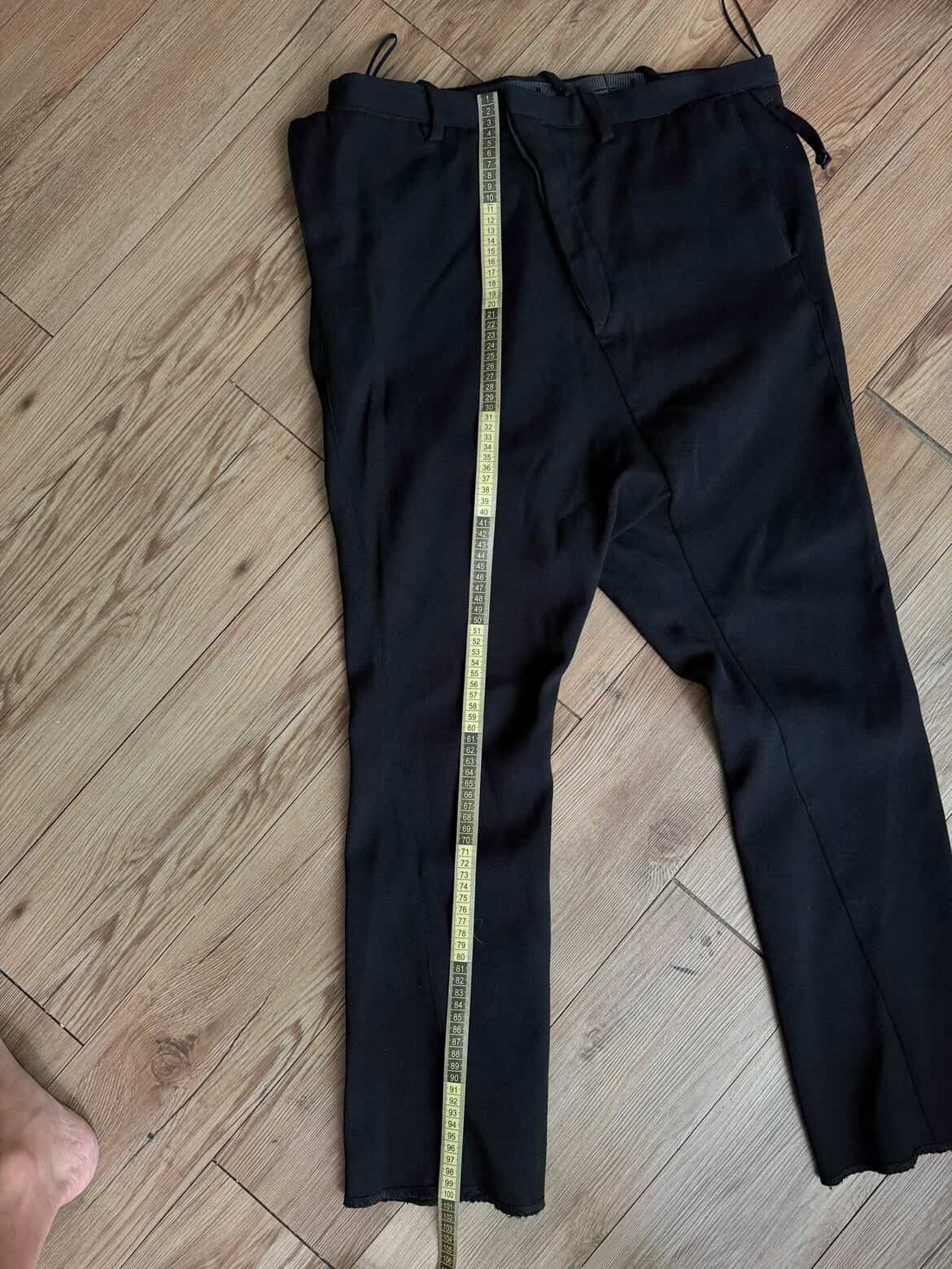 Carol Christian Poell Unlined Low Splits Trousers Size US 32 / EU 48 - 6 Thumbnail