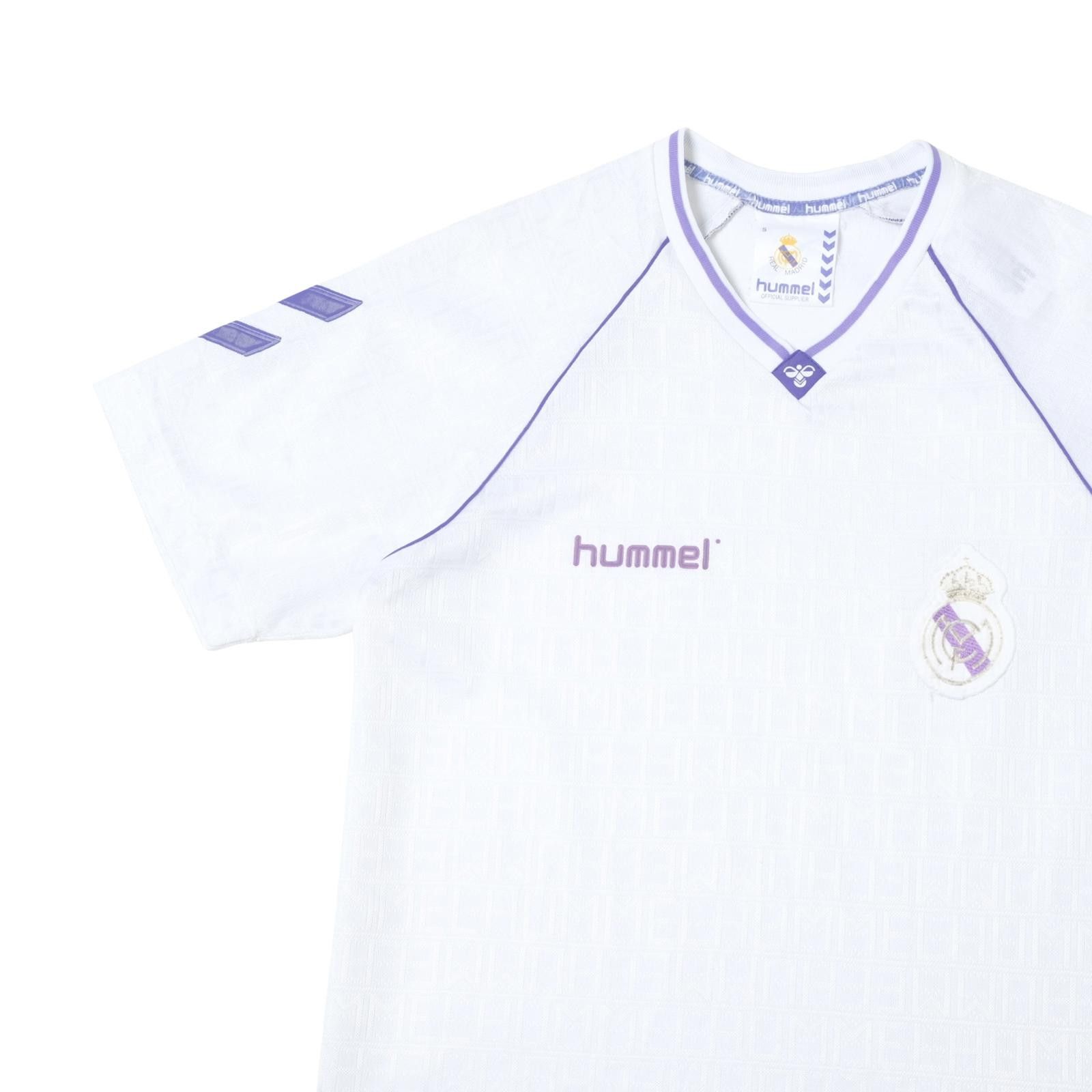 Hummel 1990/91 Real Madrid Home Shirt Hummel (S/M) Size US M / EU 48-50 / 2 - 3 Thumbnail