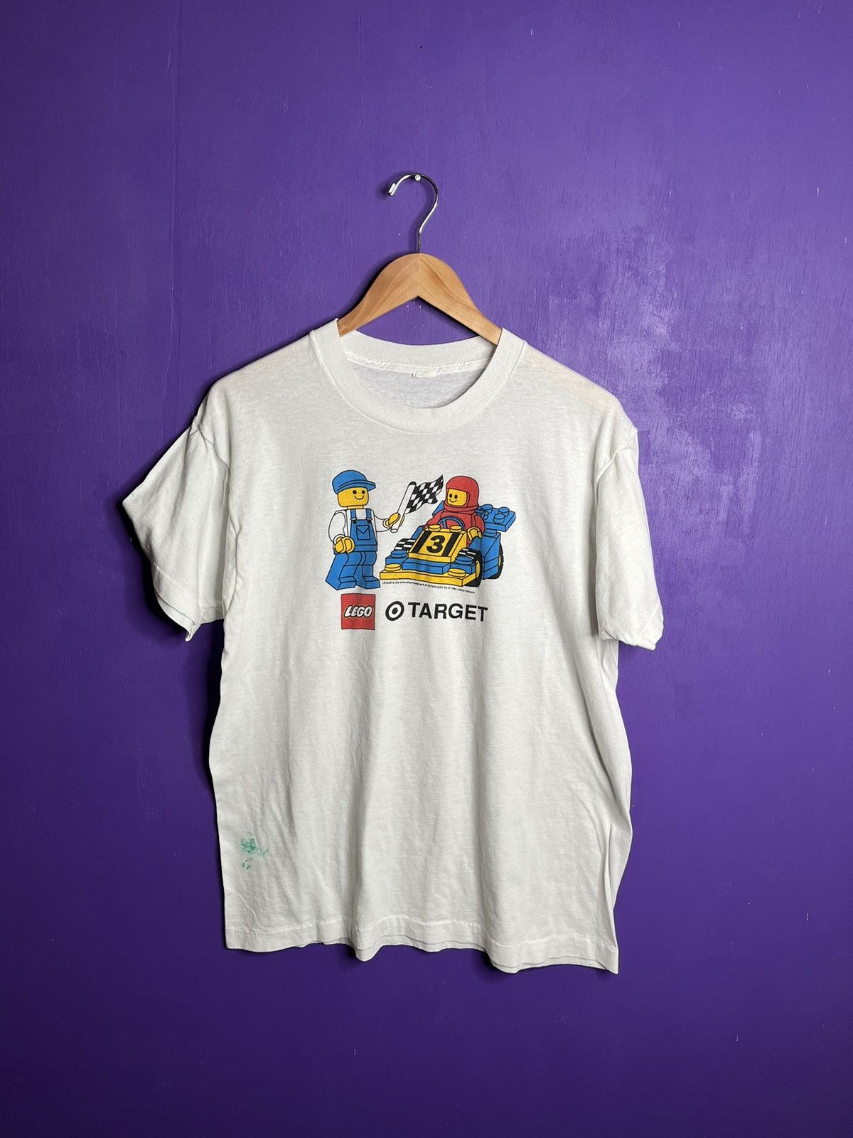 LEGO × Vintage Vintage 1994 Target Lego racing promo t-shirt Size US L / EU 52-54 / 3 - 1 Thumbnail