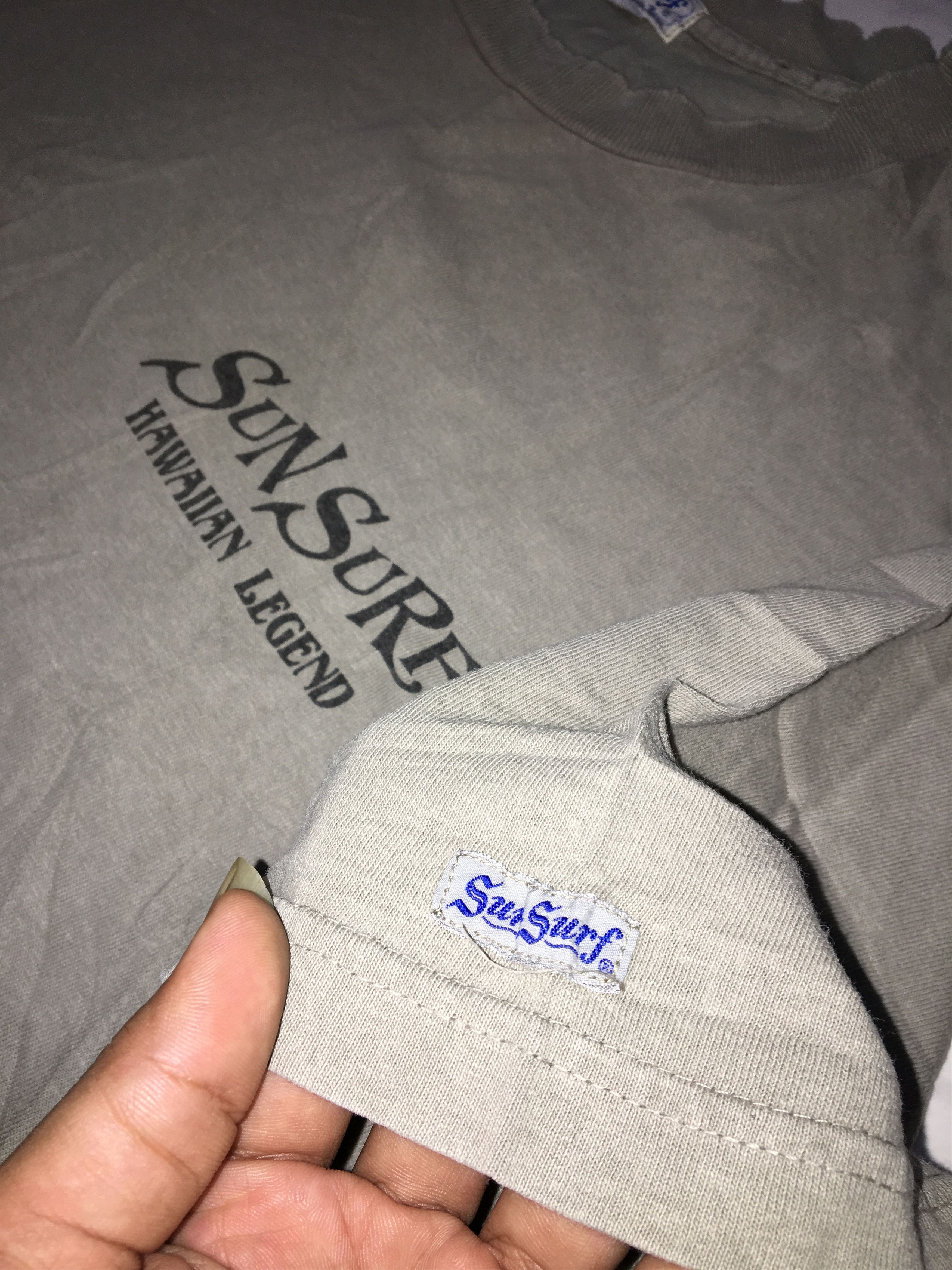 Sun Surf Vintage Sun Surf x Kara Shishi Botan Distressed Tee Shirt Size US L / EU 52-54 / 3 - 6 Thumbnail