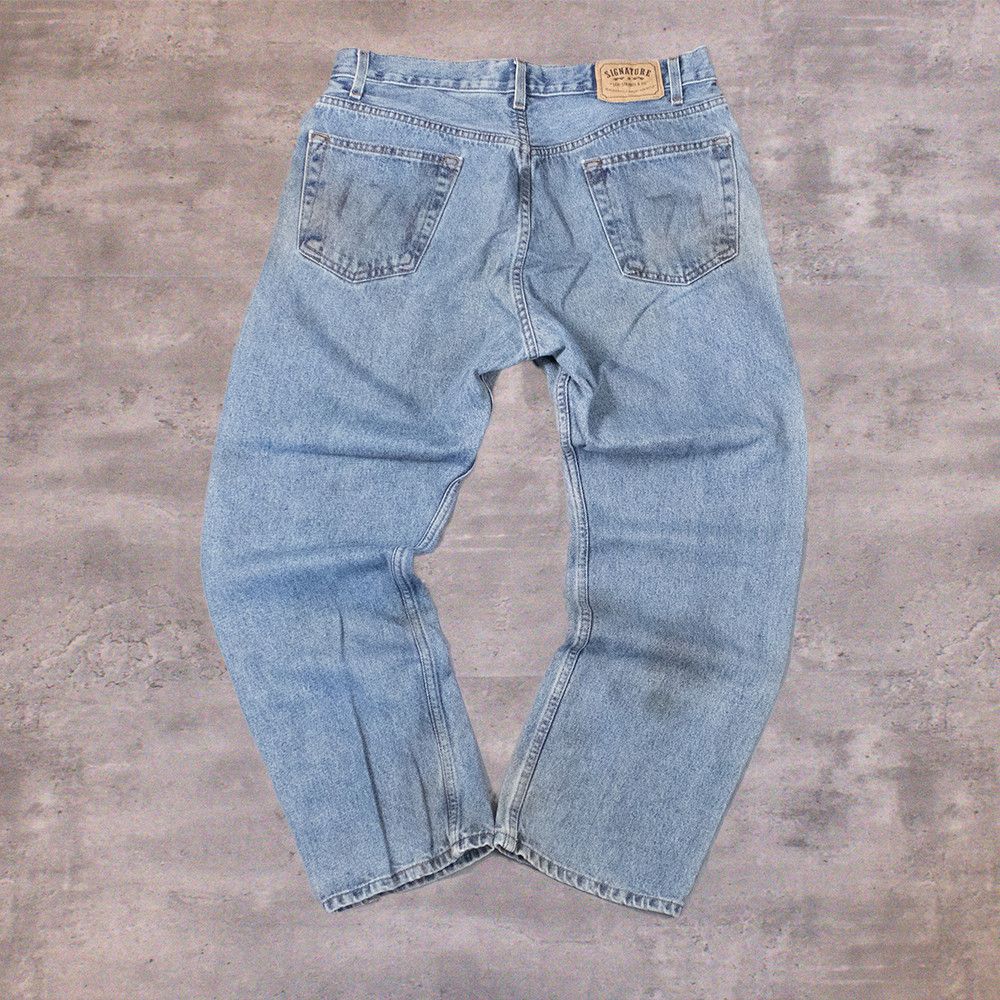 Levi's Y2K 2000's Levis Baggy Relaxed Wide Denim Jeans Pant's Size US 34 / EU 50 - 2 Thumbnail