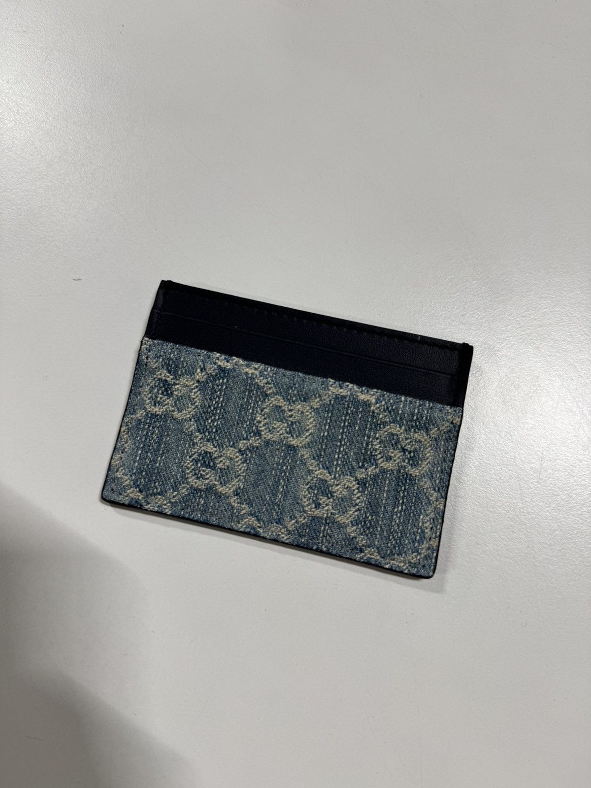 Gucci Gucci GG Denim Card Holder NEW 350$ Size ONE SIZE - 1 Thumbnail